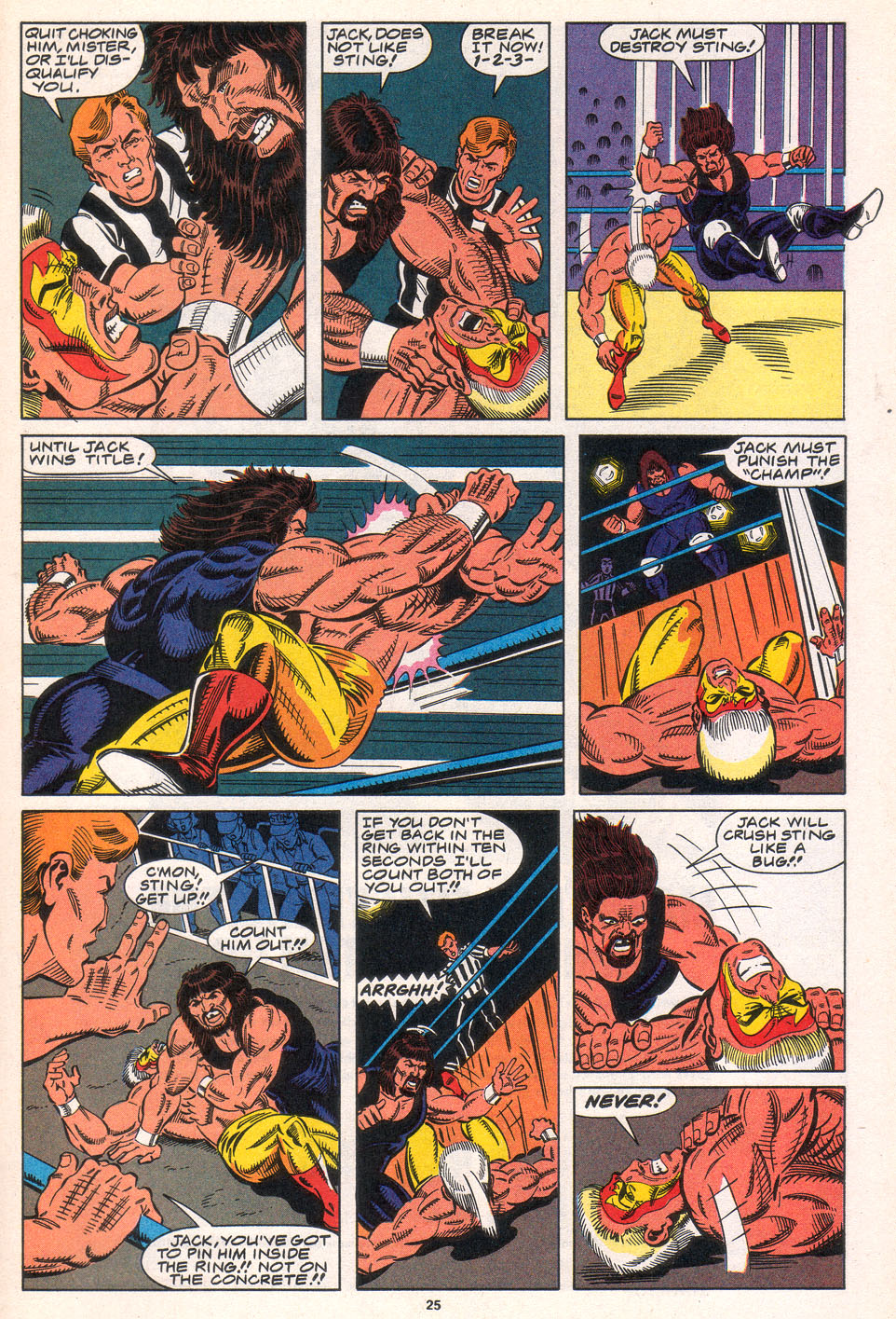 Read online WCW World Championship Wrestling comic -  Issue #8 - 25