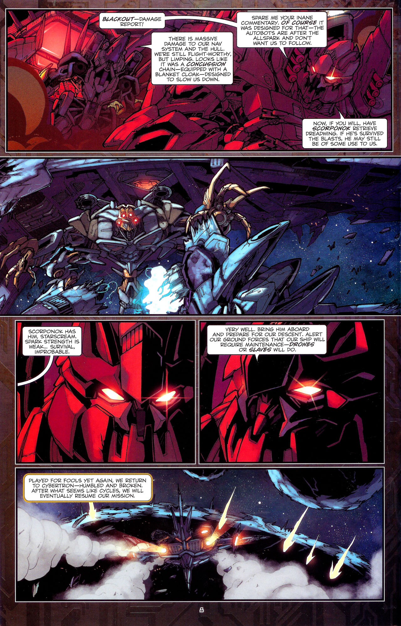 Read online Transformers: The Reign of Starscream comic -  Issue #1 - 11