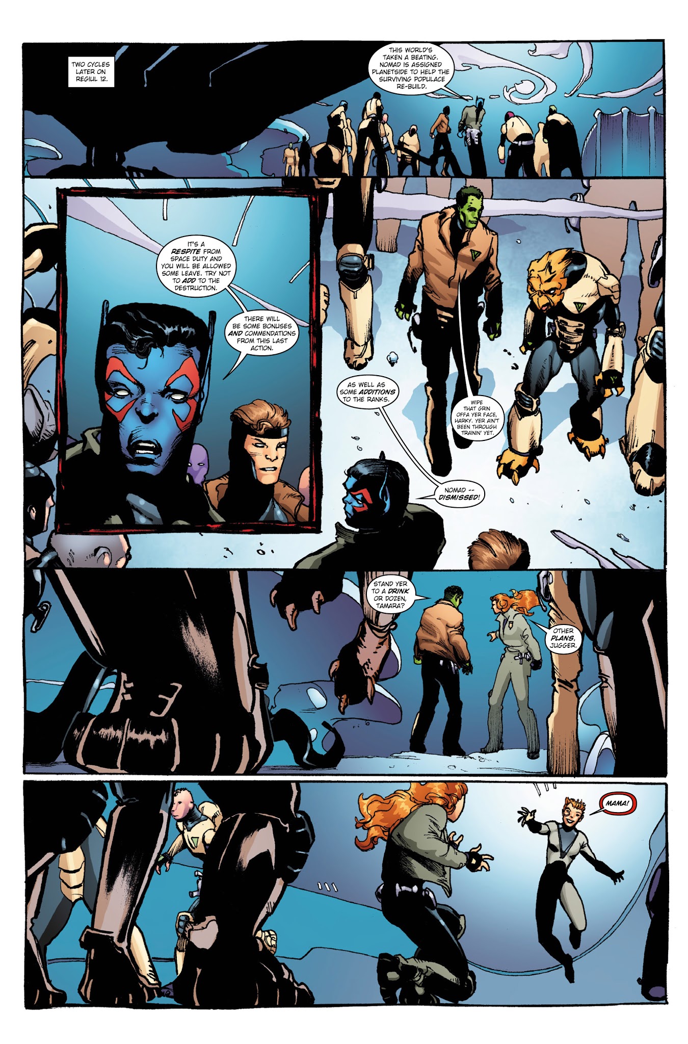 Read online Alien Legion: Uncivil War comic -  Issue # TPB - 110