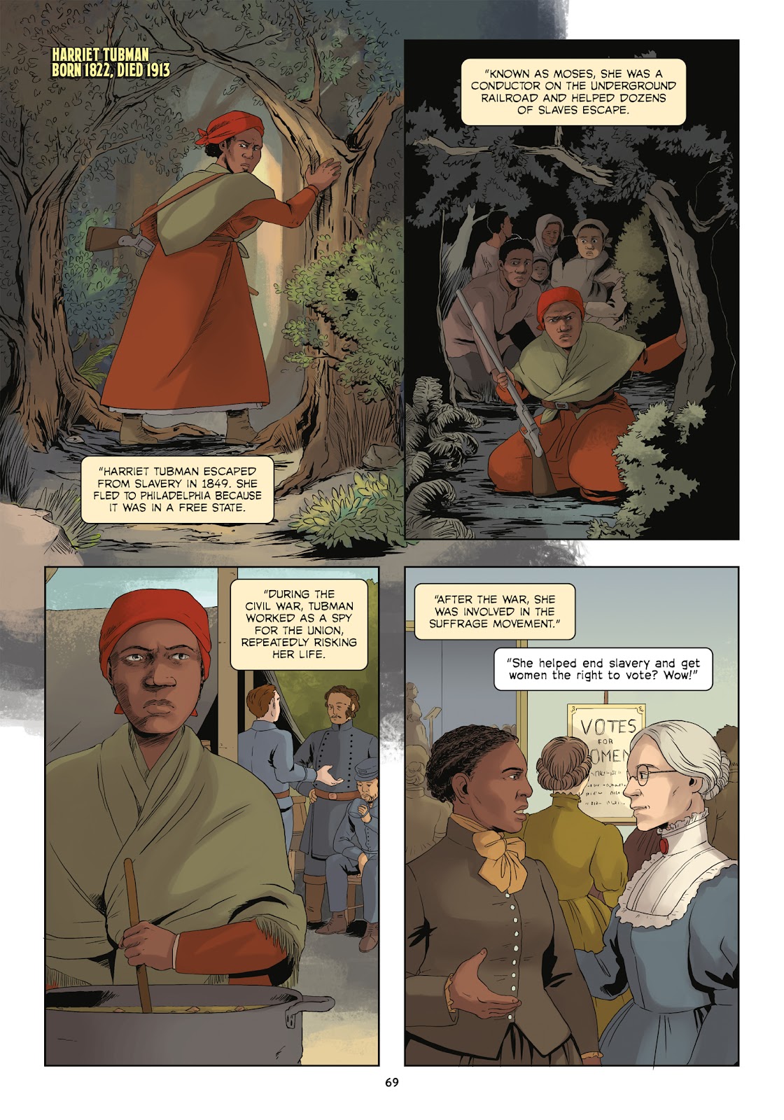 Amazons, Abolitionists, and Activists: A Graphic History of Women's Fight for Their Rights issue TPB (Part 1) - Page 68