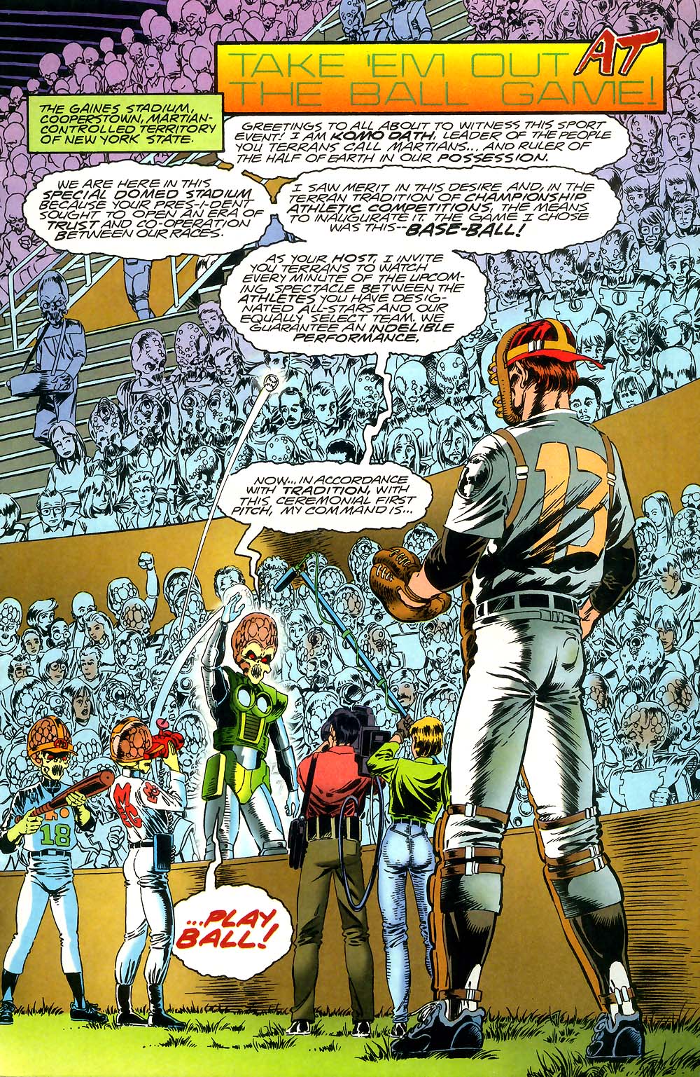 Read online Mars Attacks Baseball Special comic -  Issue # Full - 3