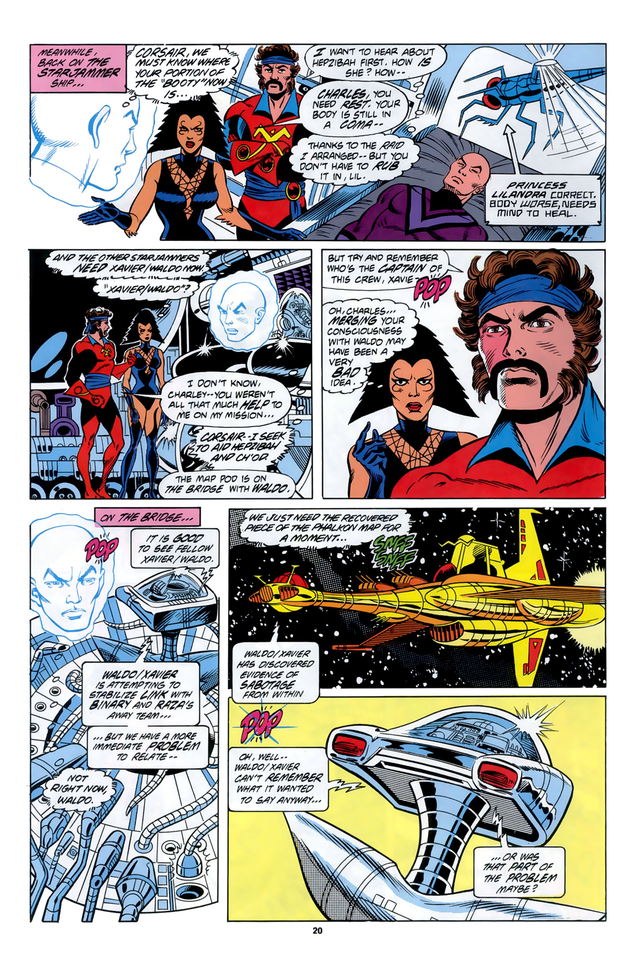 Read online X-Men Spotlight On...Starjammers comic -  Issue #1 - 22