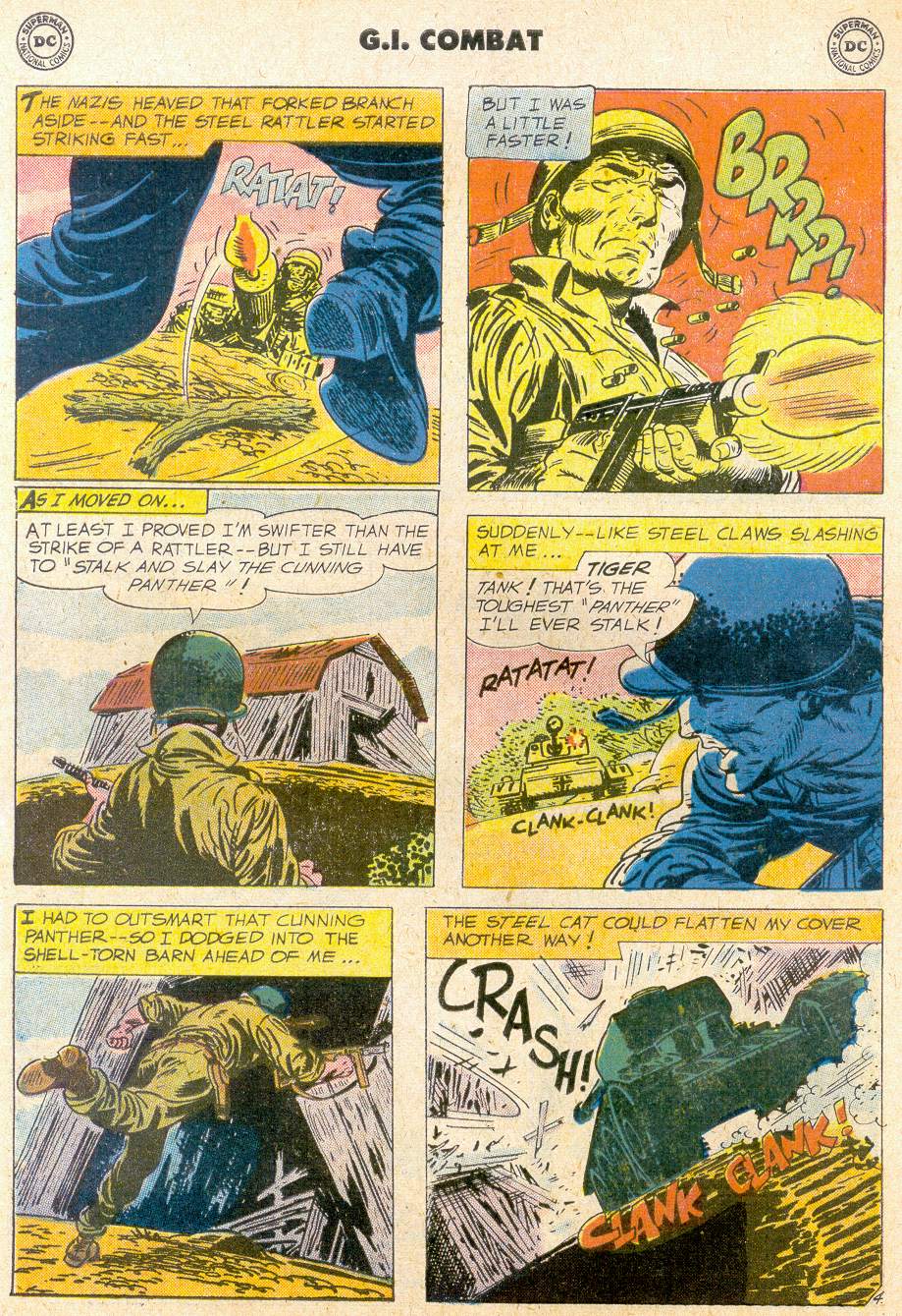 Read online G.I. Combat (1952) comic -  Issue #66 - 6