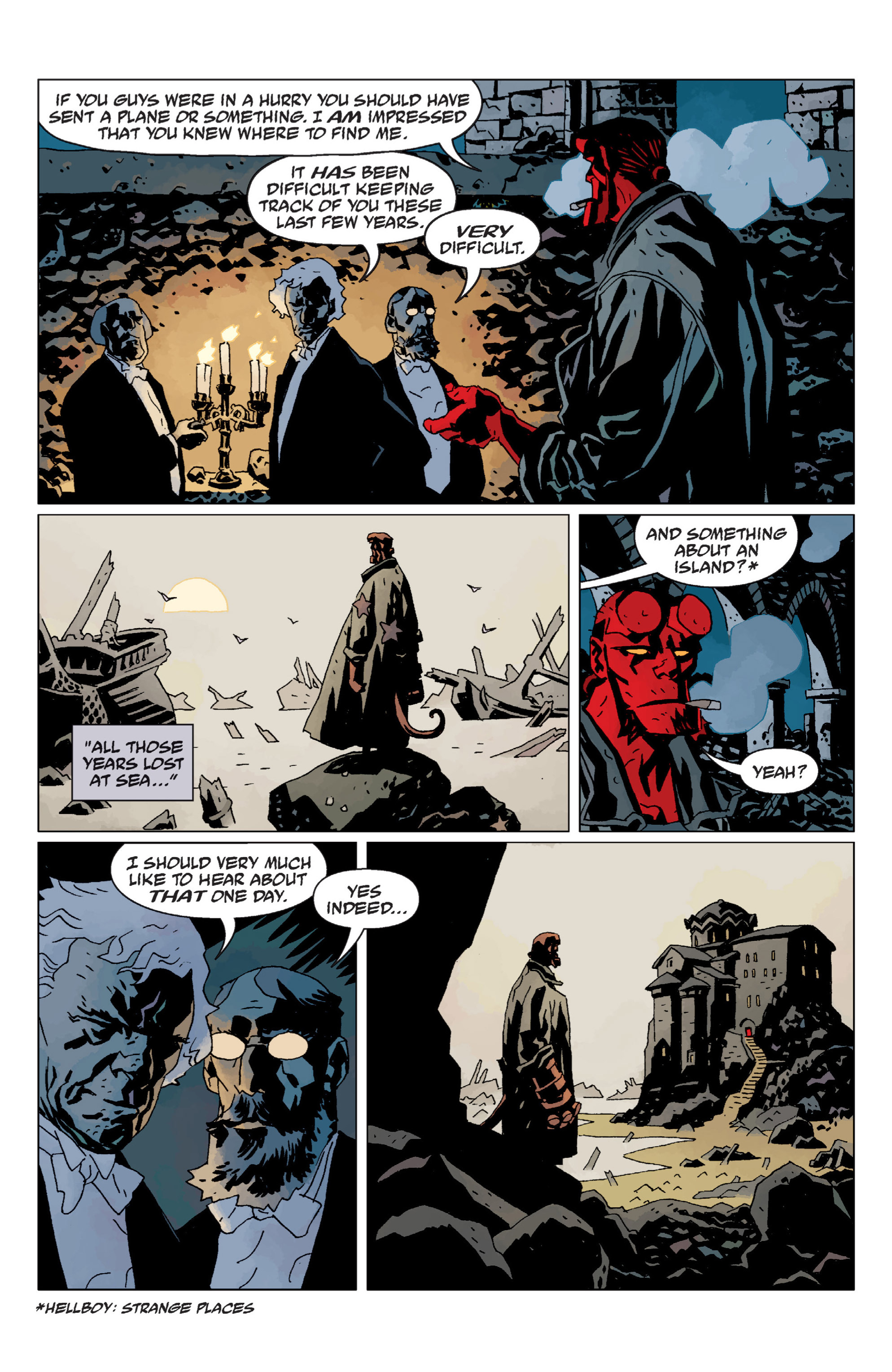 Read online Hellboy comic -  Issue #9 - 16