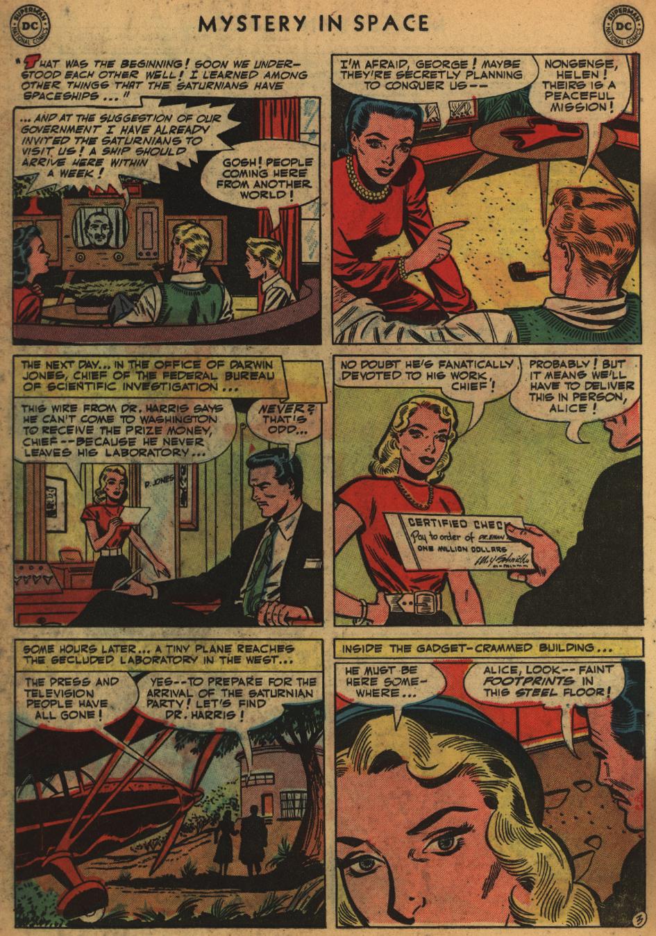 Read online Mystery in Space (1951) comic -  Issue #7 - 14