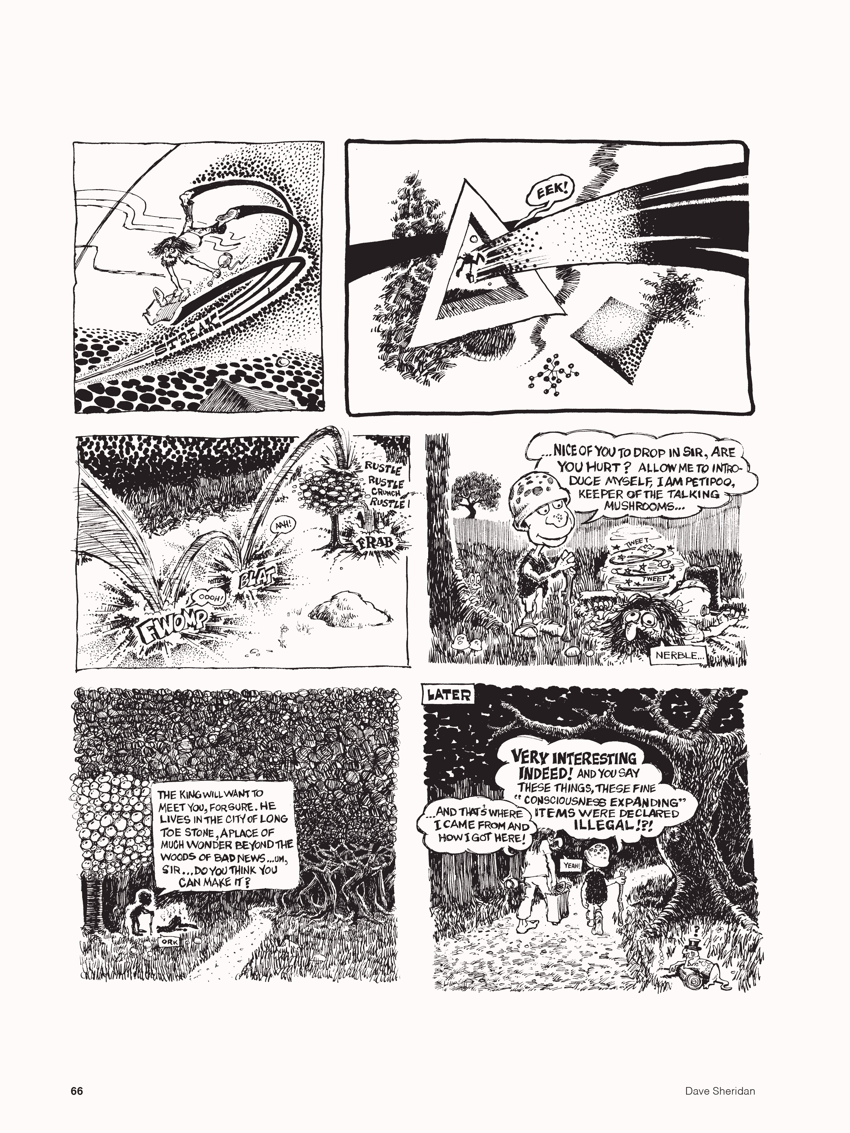 Read online Dave Sheridan: Life with Dealer McDope, the Leather Nun, and the Fabulous Furry Freak Brothers comic -  Issue # TPB (Part 1) - 77