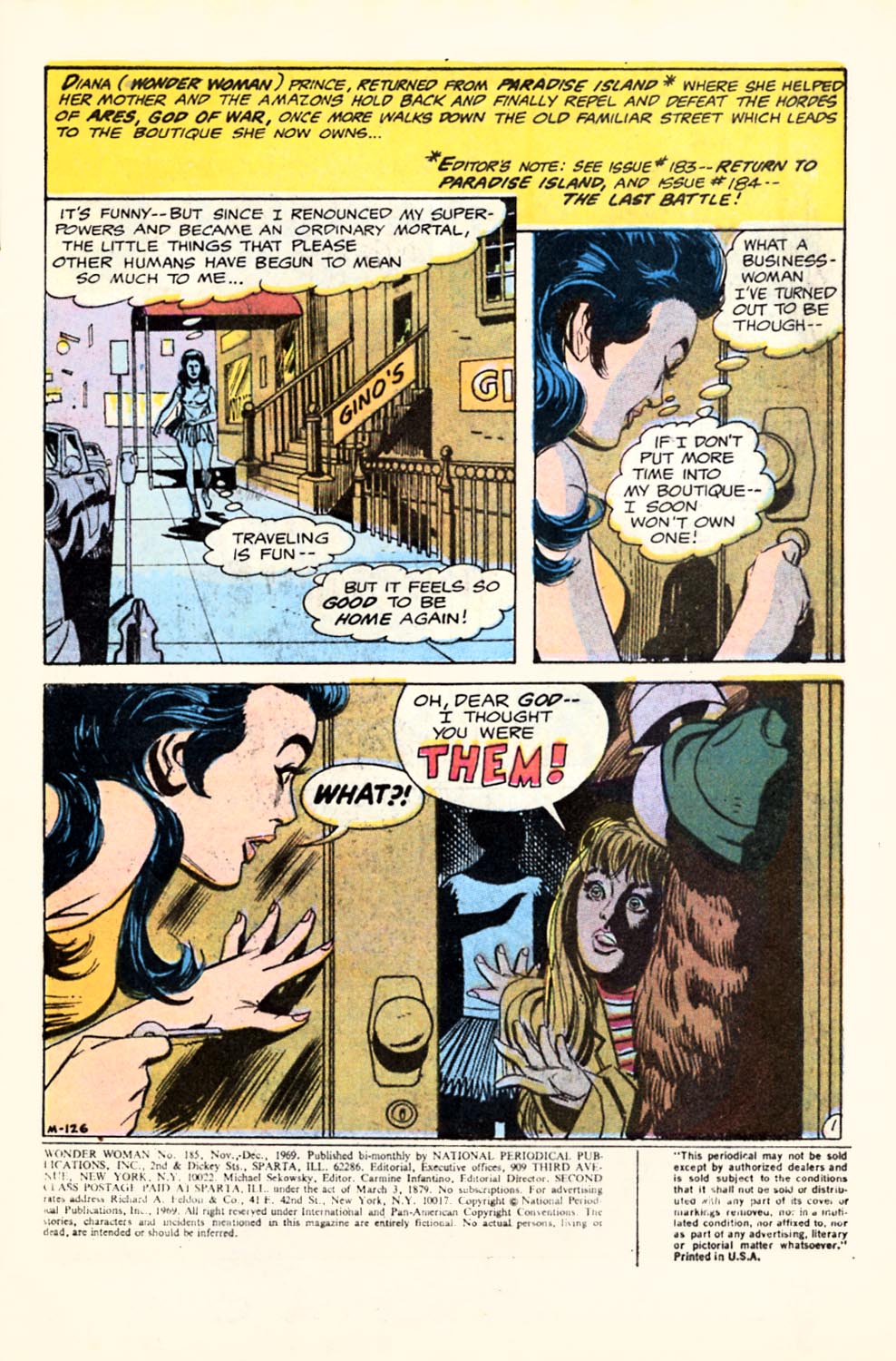 Read online Wonder Woman (1942) comic -  Issue #185 - 3