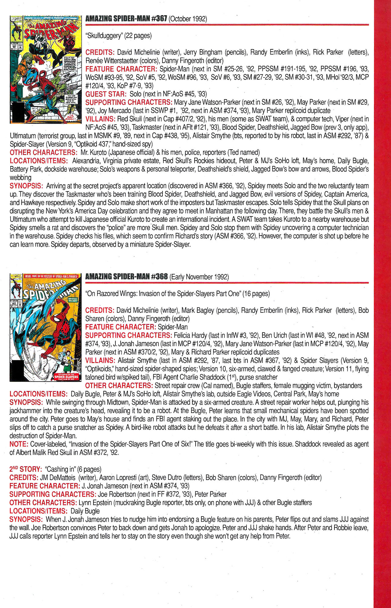 Read online Official Index to the Marvel Universe comic -  Issue #9 - 3