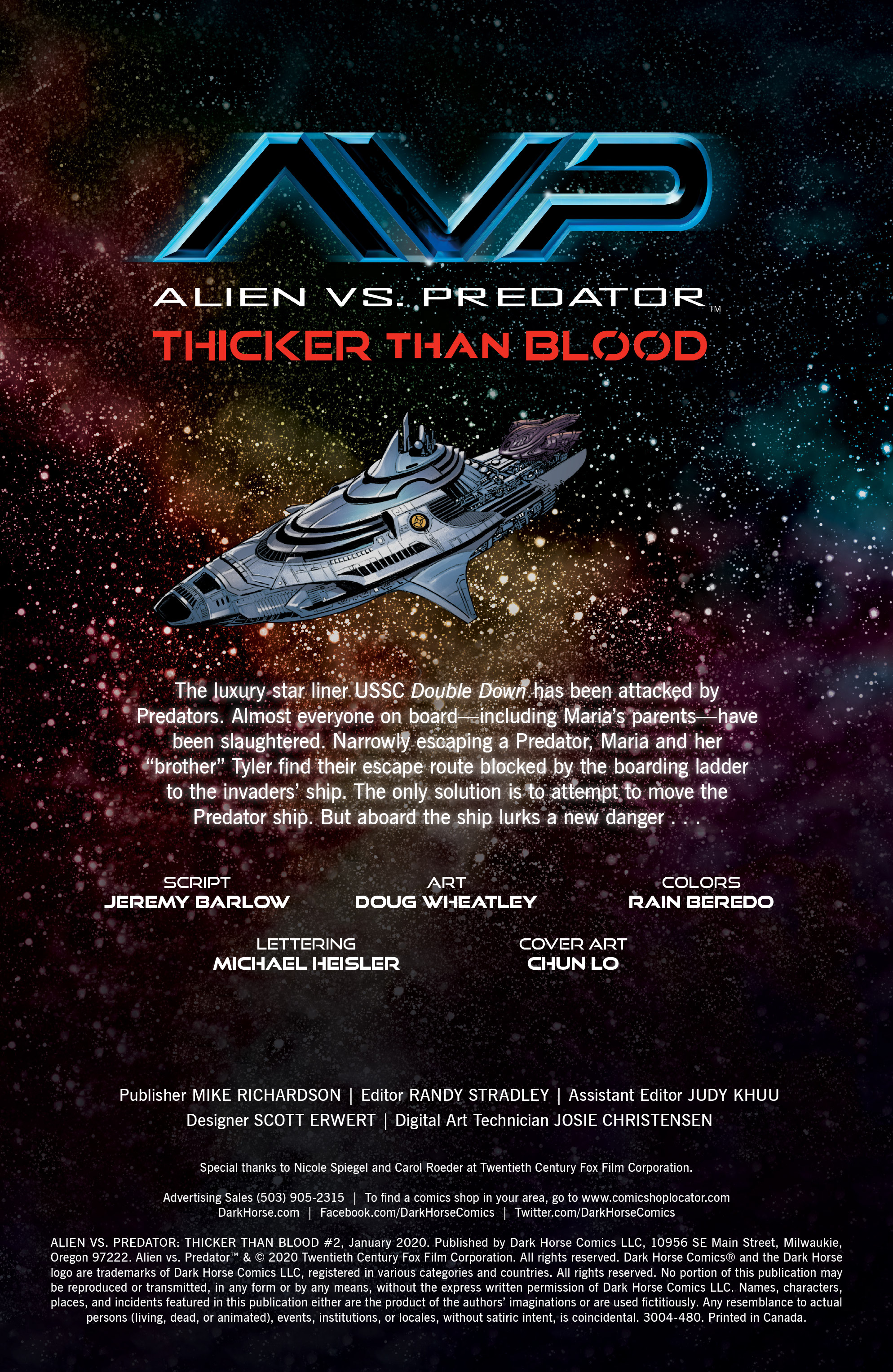 Read online Alien vs. Predator: Thicker Than Blood comic -  Issue #2 - 2