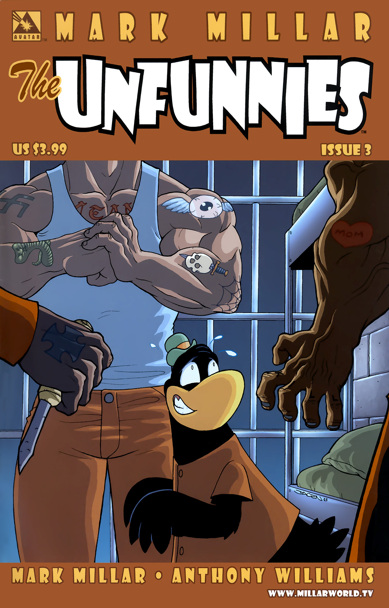 Read online Mark Millar's The Unfunnies comic -  Issue #3 - 1