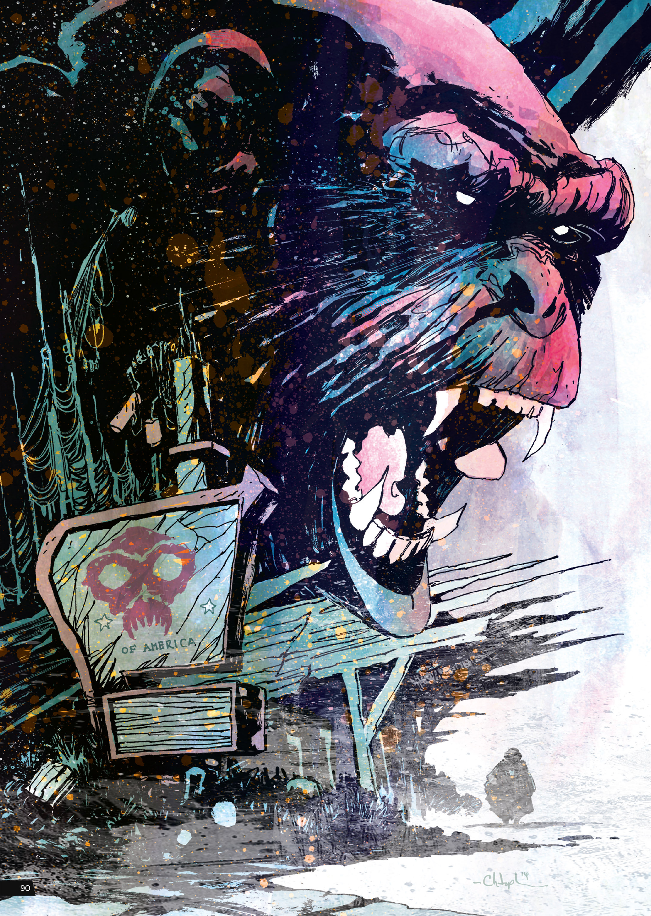 Read online Planet of the Apes Artist Tribute comic -  Issue # TPB - 90