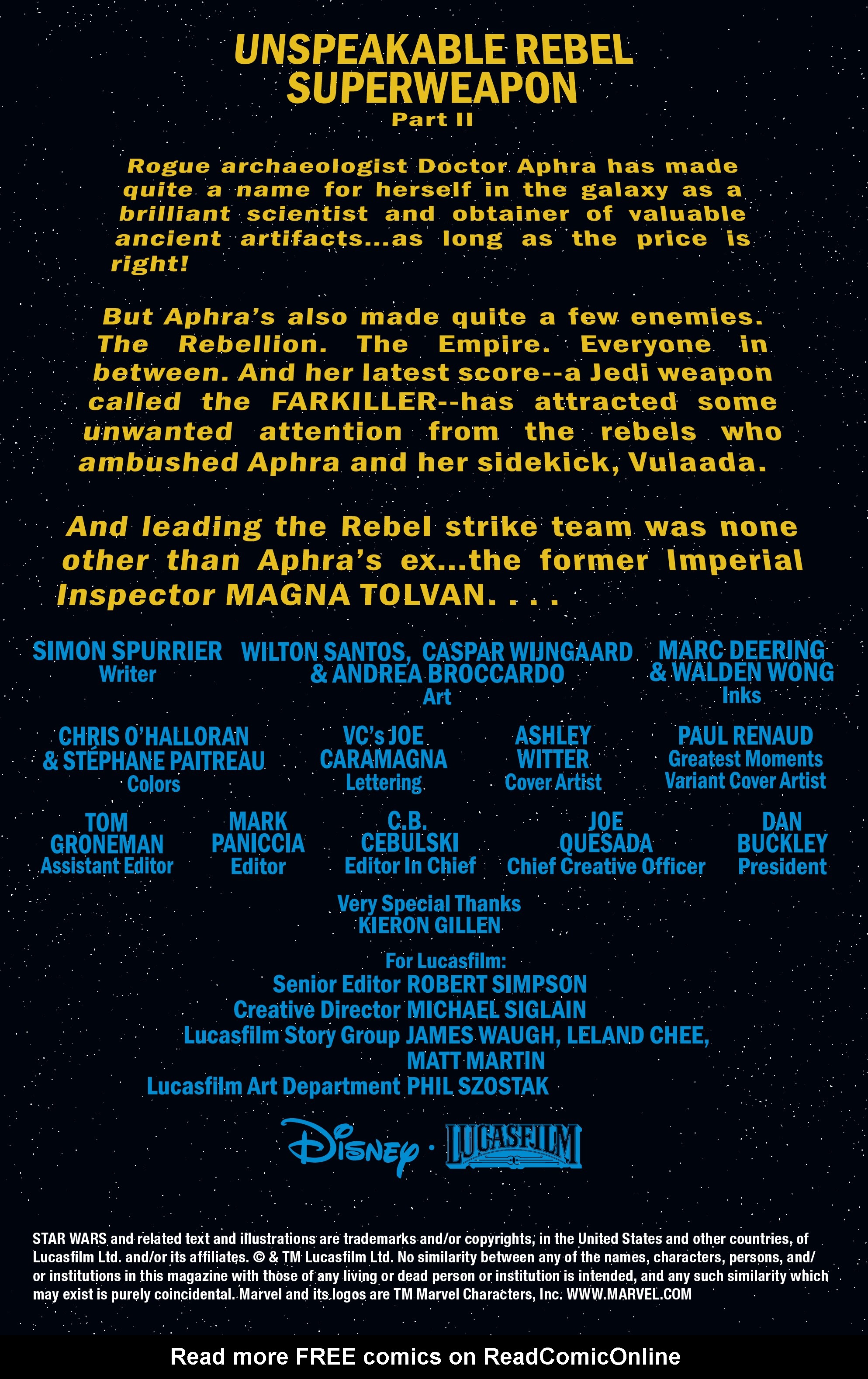 Read online Doctor Aphra comic -  Issue #33 - 2