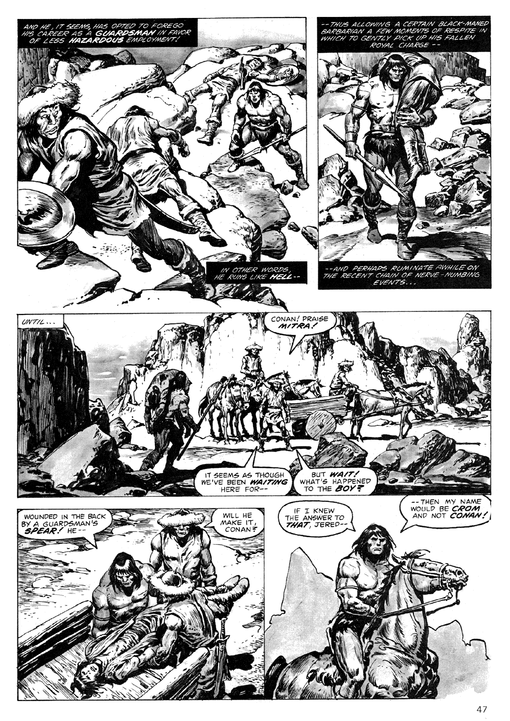 Read online The Savage Sword Of Conan comic -  Issue #71 - 47