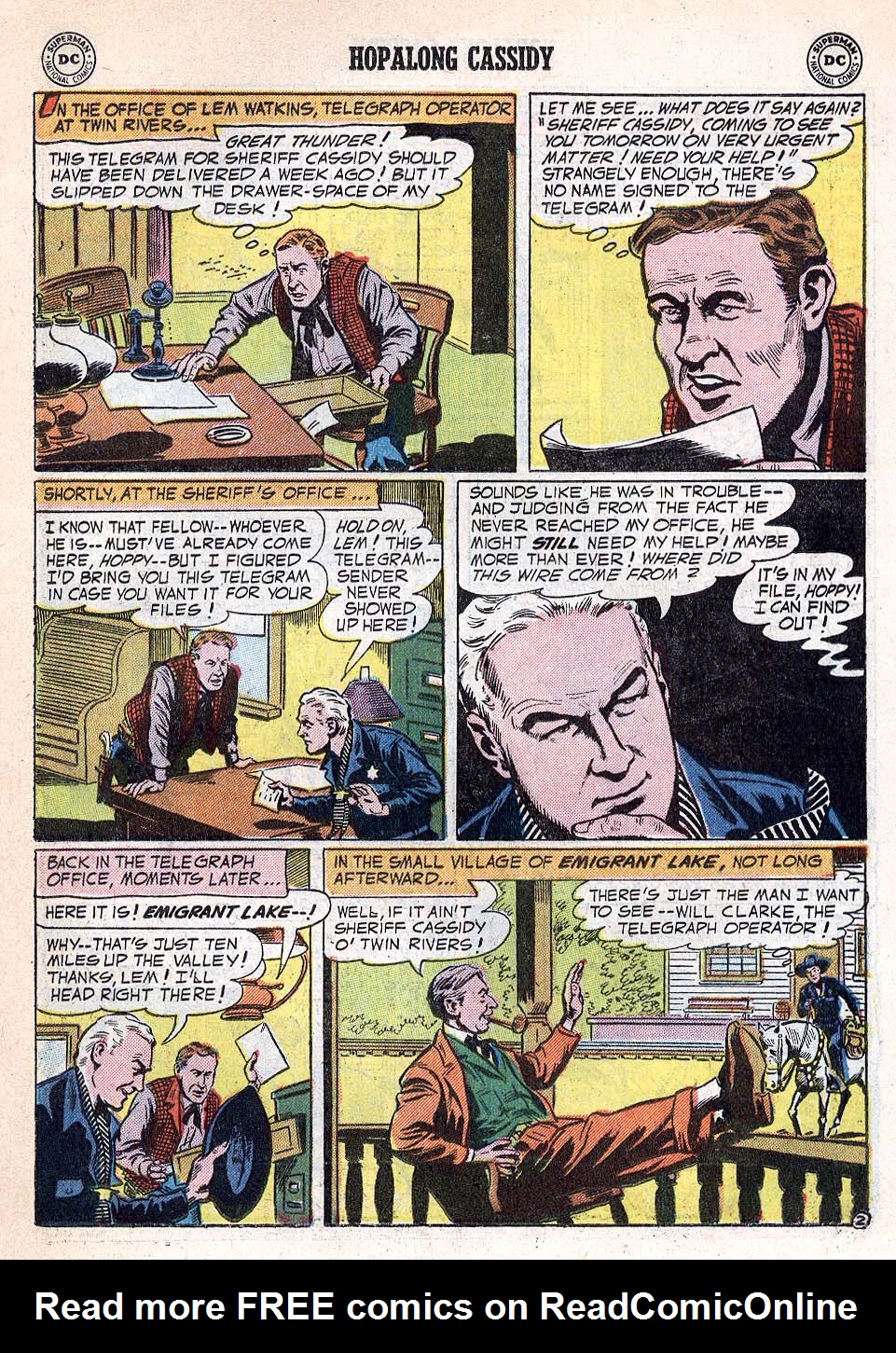 Read online Hopalong Cassidy comic -  Issue #109 - 14