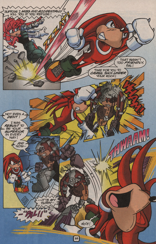 Read online Knuckles the Echidna comic -  Issue #23 - 25