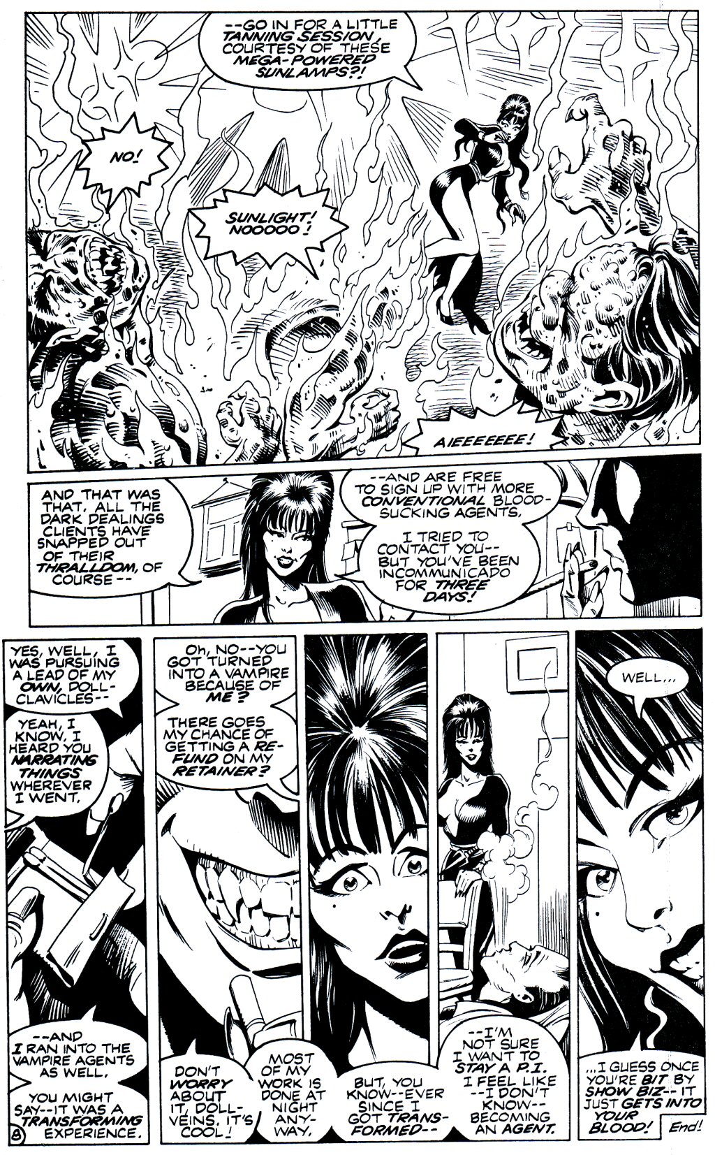 Read online Elvira, Mistress of the Dark comic -  Issue #9 - 30