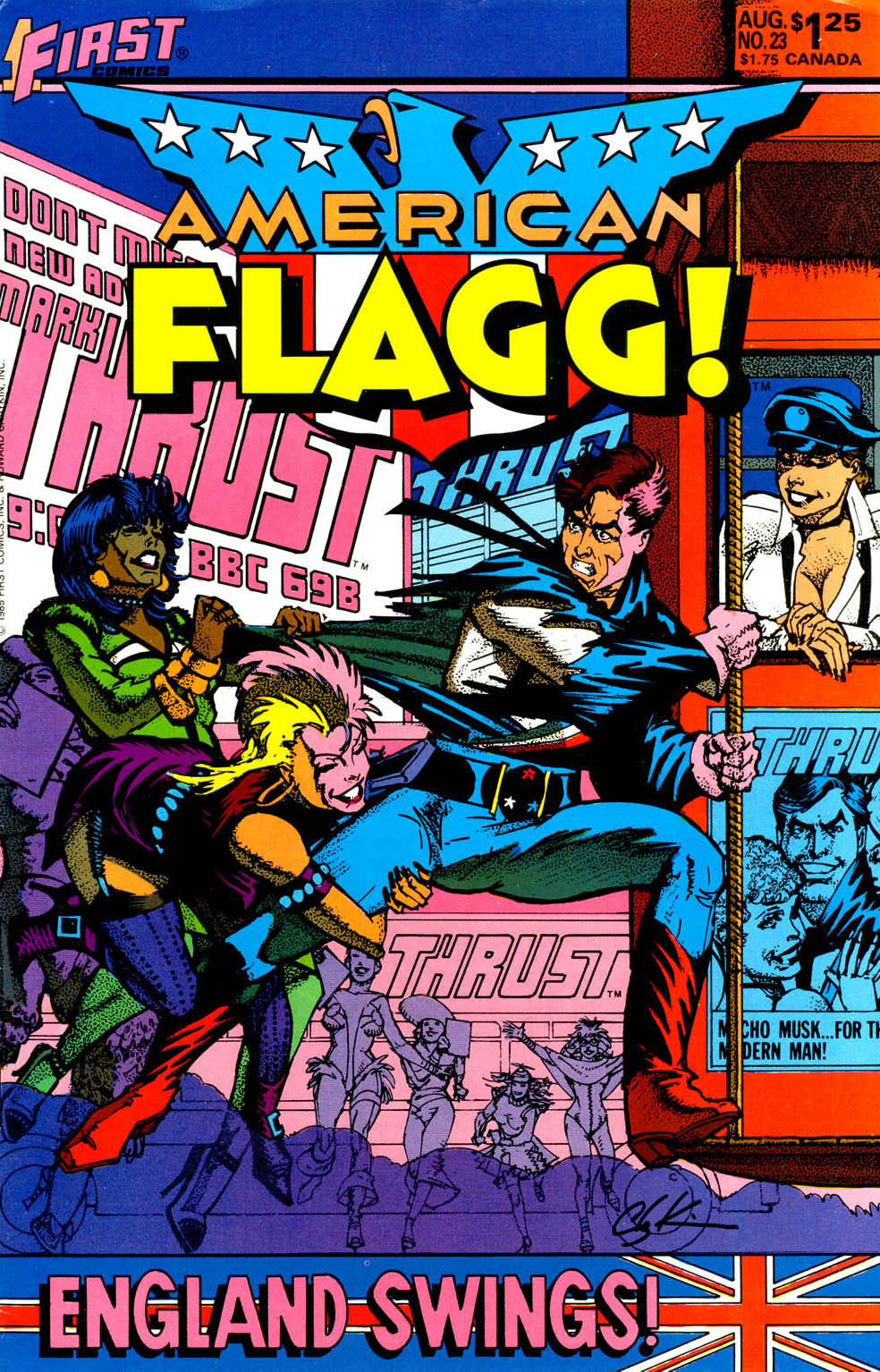 Read online American Flagg! comic -  Issue #23 - 1