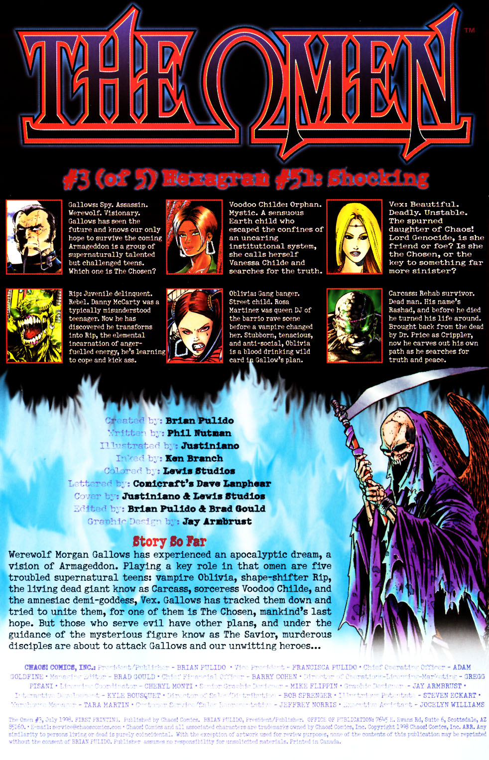 Read online The Omen comic -  Issue #3 - 2