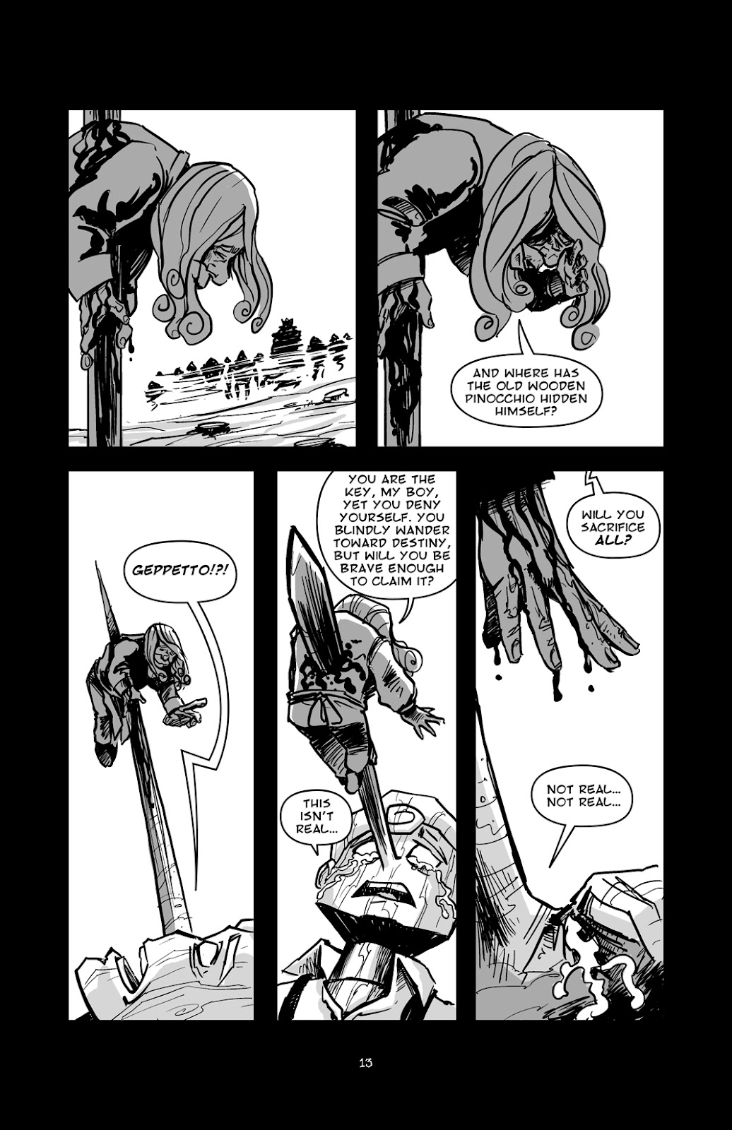 Pinocchio: Vampire Slayer - Of Wood and Blood issue 1 - Page 14