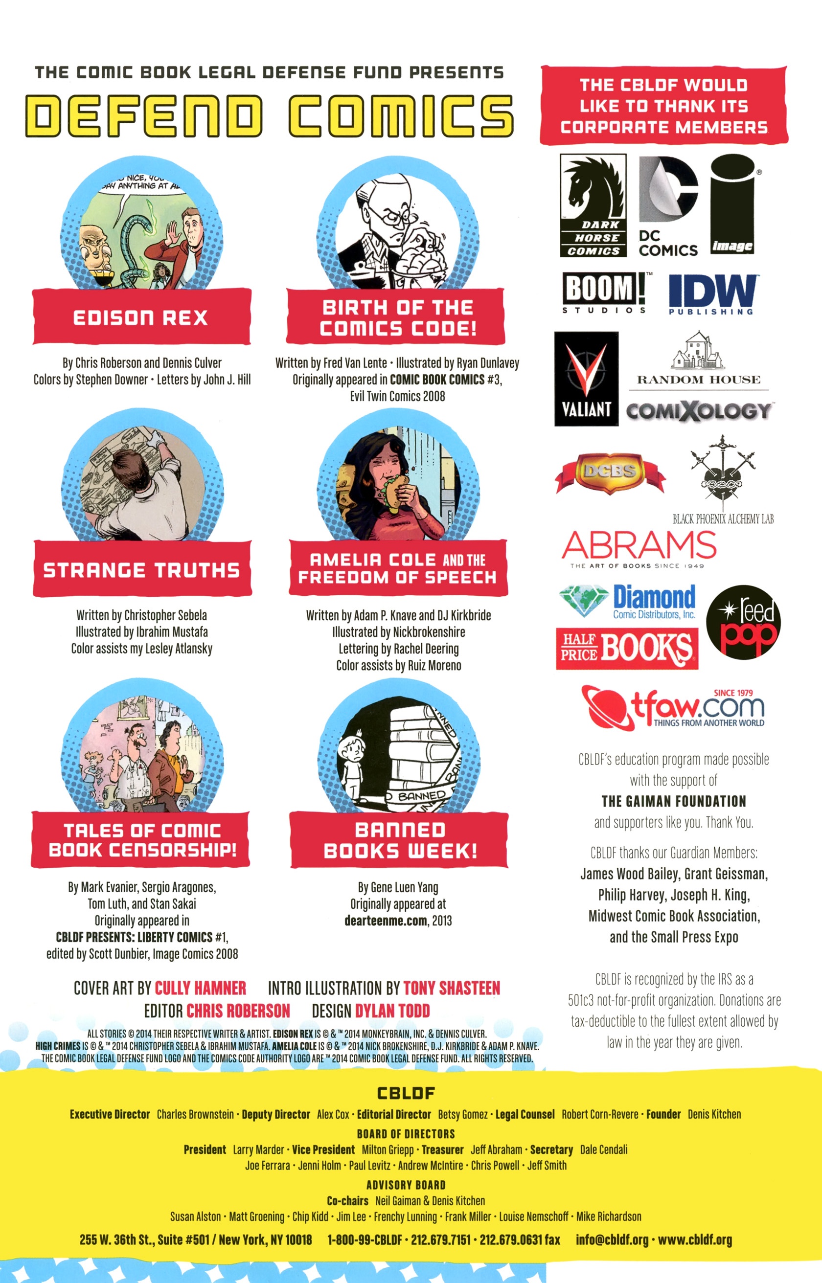 Read online Free Comic Book Day 2014 comic -  Issue # Defend Comics - 2