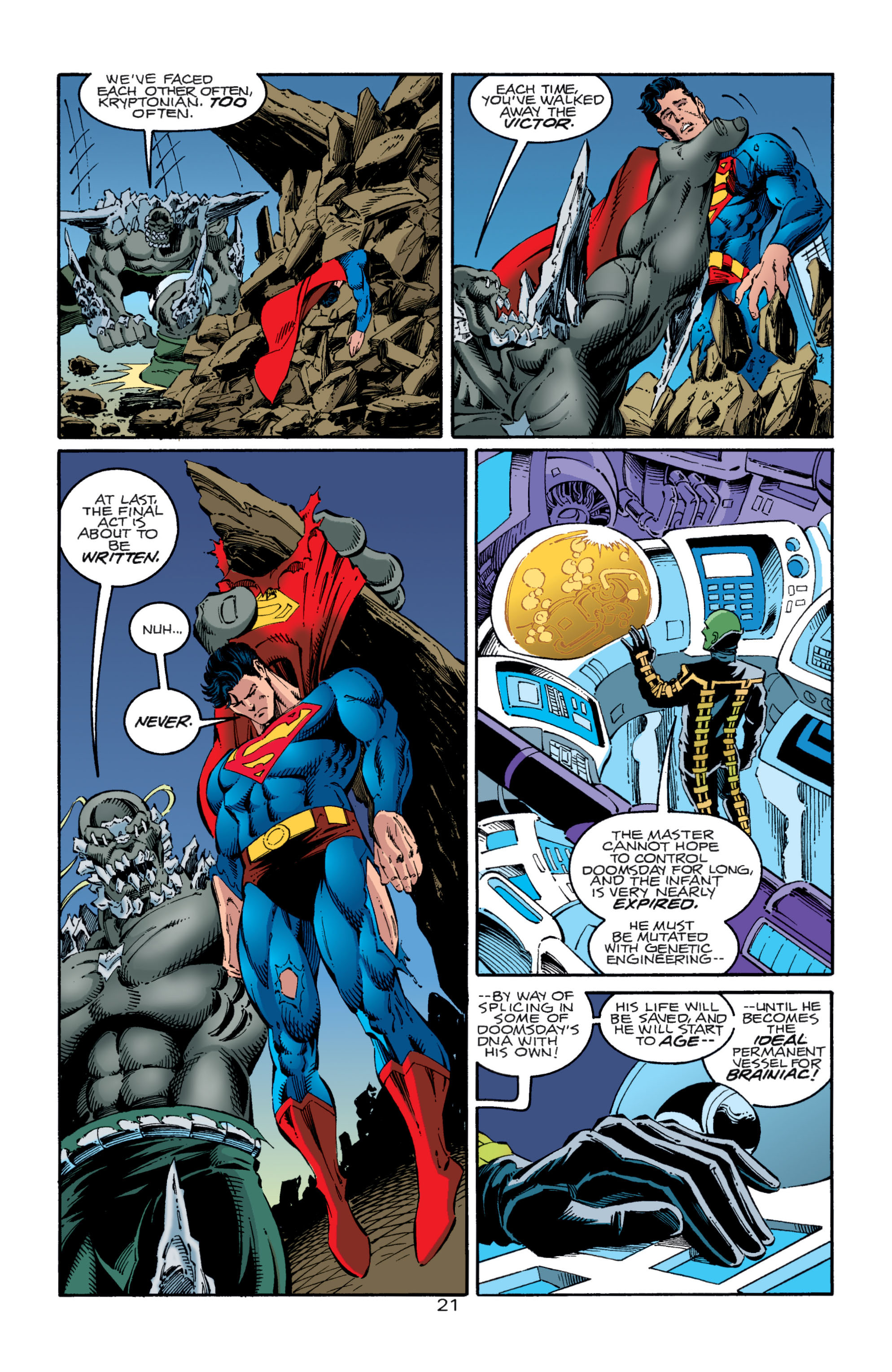 Read online Superman: The Doomsday Wars comic -  Issue #3 - 22