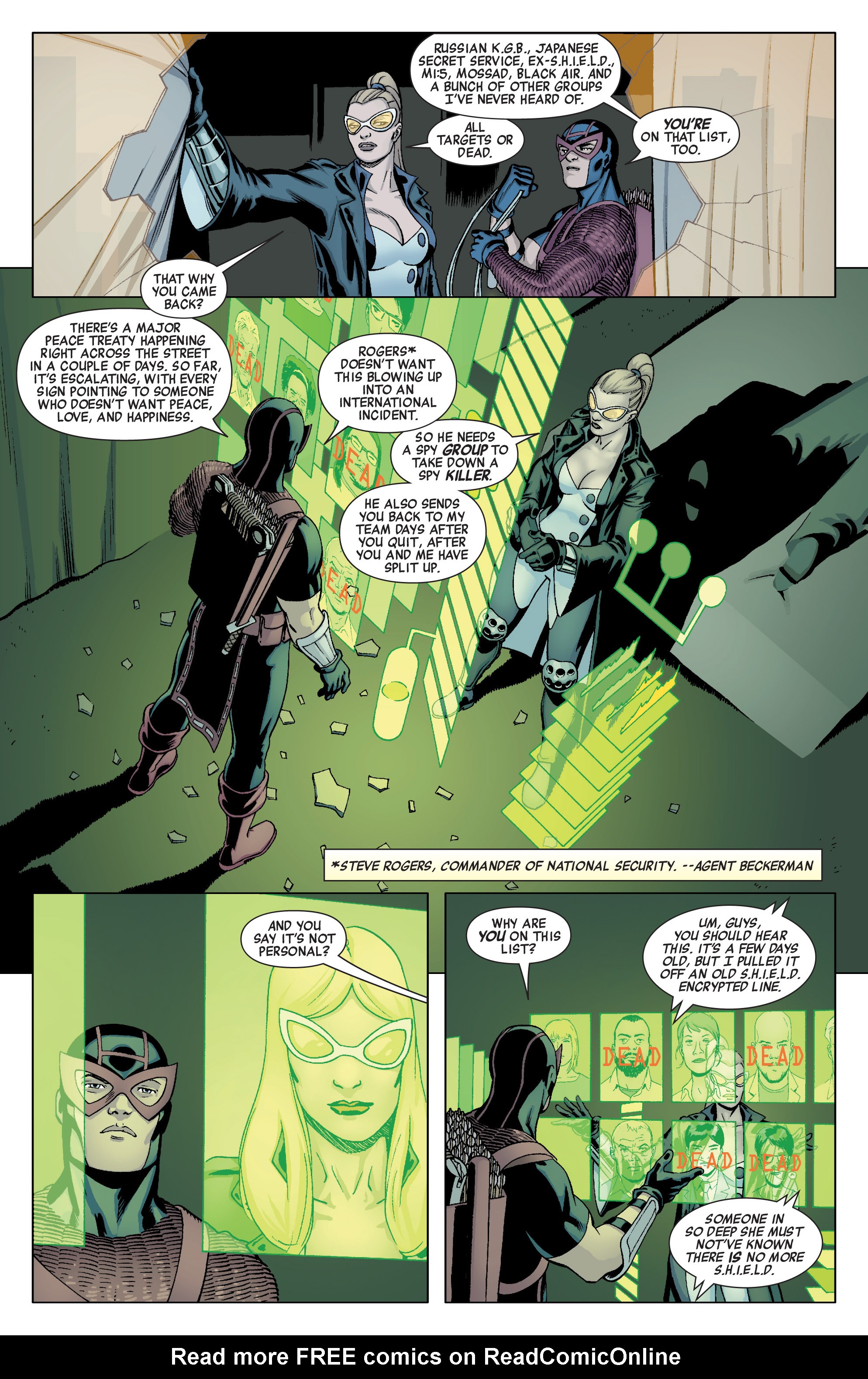 Read online Widowmaker comic -  Issue #1 - 9