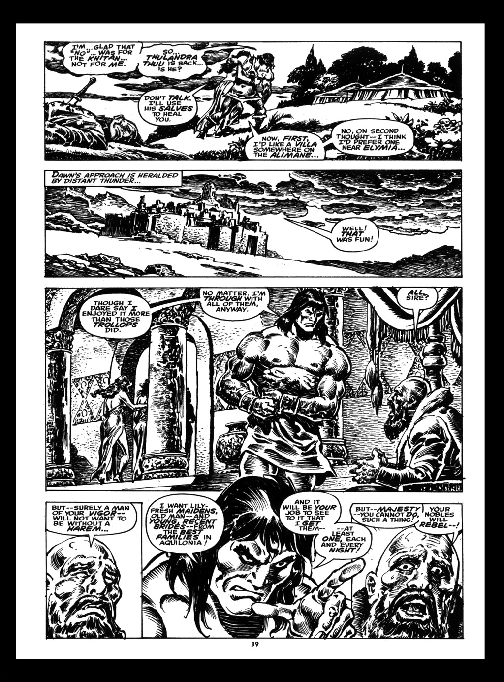 Read online The Savage Sword Of Conan comic -  Issue #214 - 39