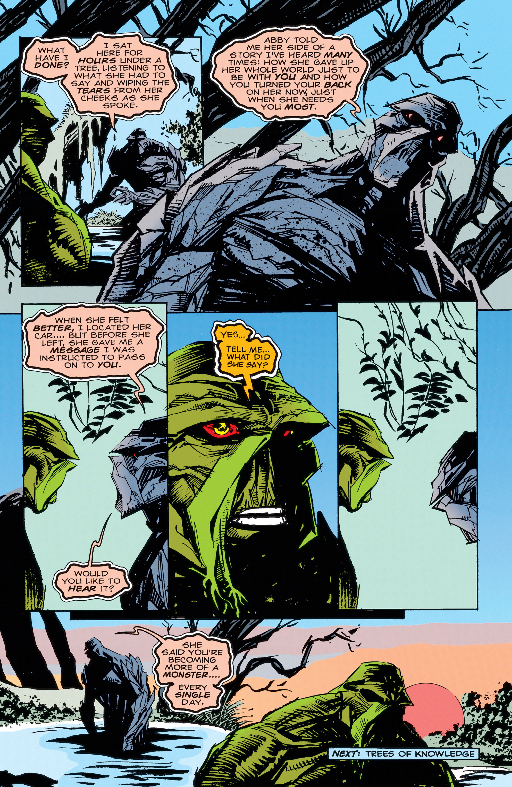 Read online Swamp Thing (1982) comic -  Issue # _TPB - Trial by Fire - 52