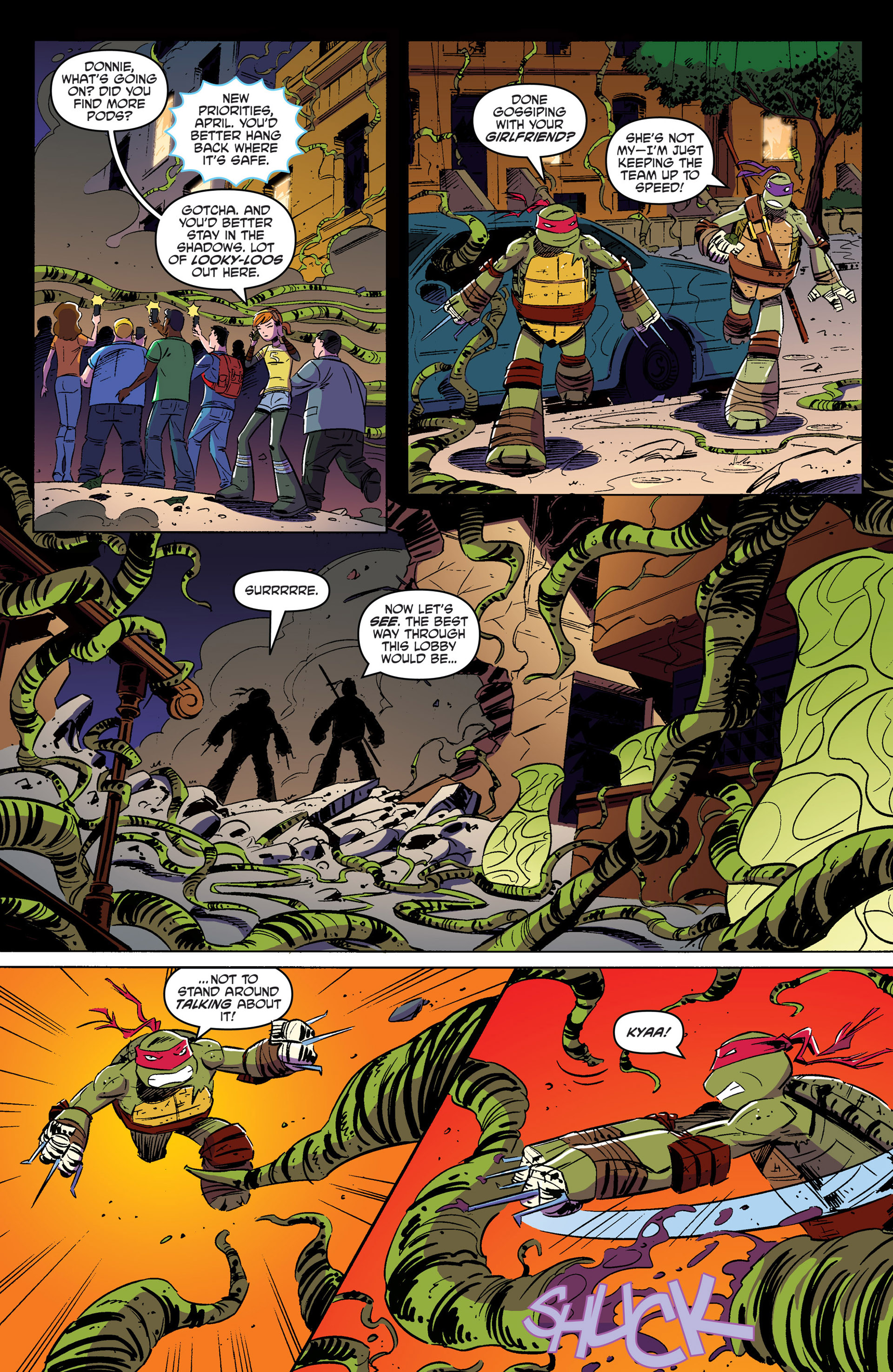 Read online Teenage Mutant Ninja Turtles New Animated Adventures comic -  Issue #2 - 12