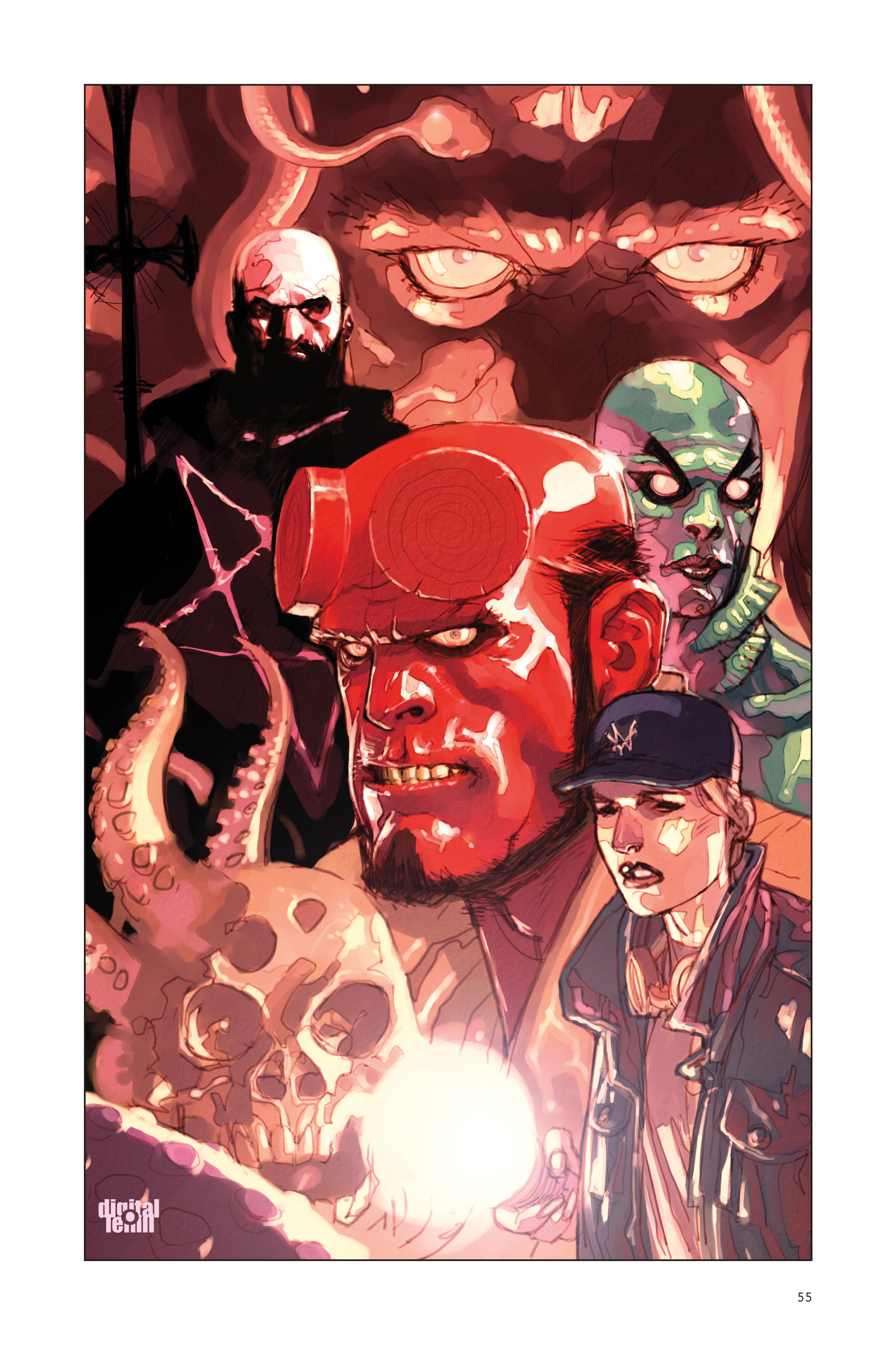 Read online Hellboy: 25 Years of Covers comic -  Issue # TPB (Part 1) - 57