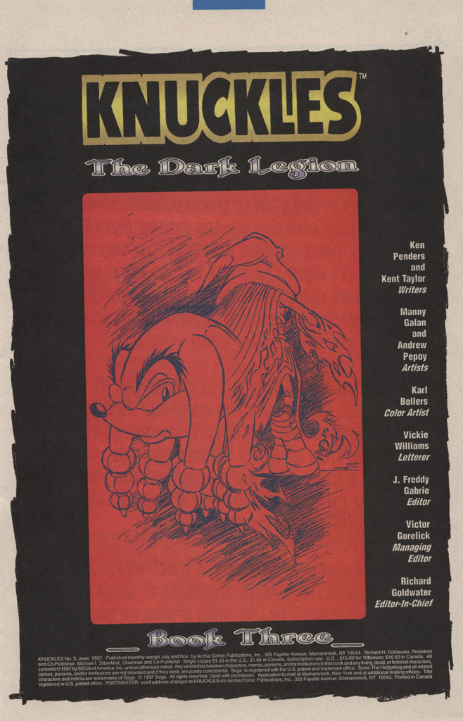 Read online Knuckles the Echidna comic -  Issue #3 - 3