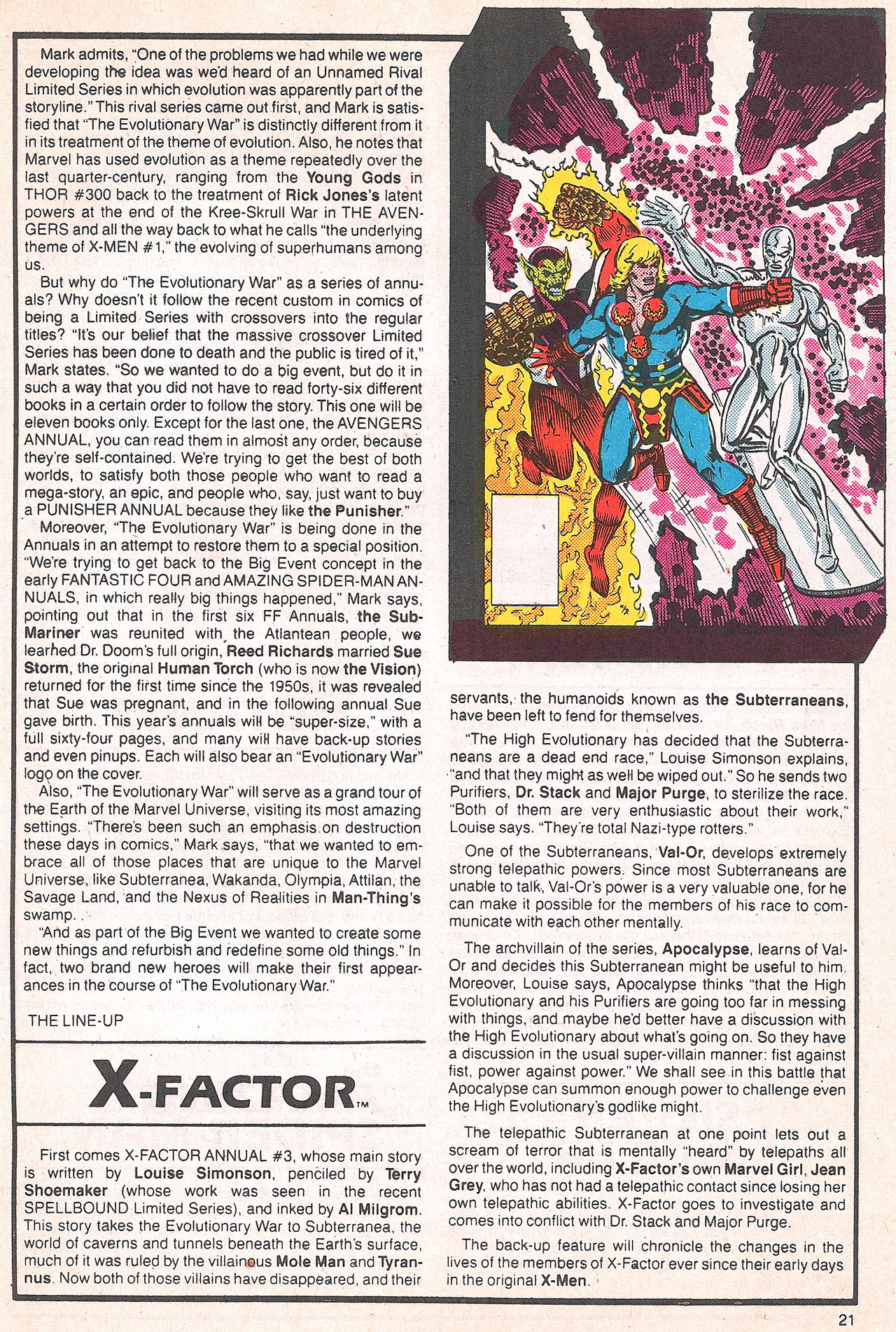 Read online Marvel Age comic -  Issue #64 - 22