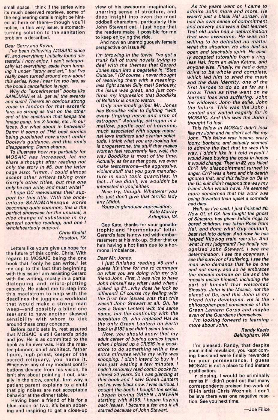 Read online Green Lantern: Mosaic comic -  Issue #10 - 24