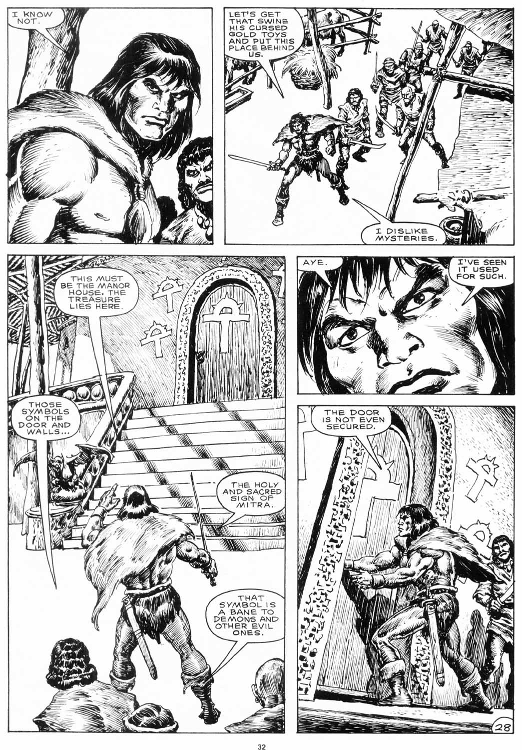 Read online The Savage Sword Of Conan comic -  Issue #155 - 33