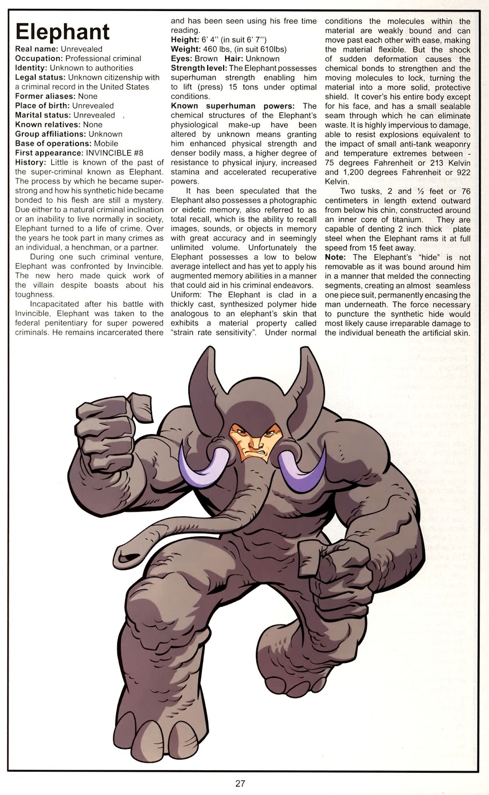 The Official Handbook of the Invincible Universe issue 1 - Page 29
