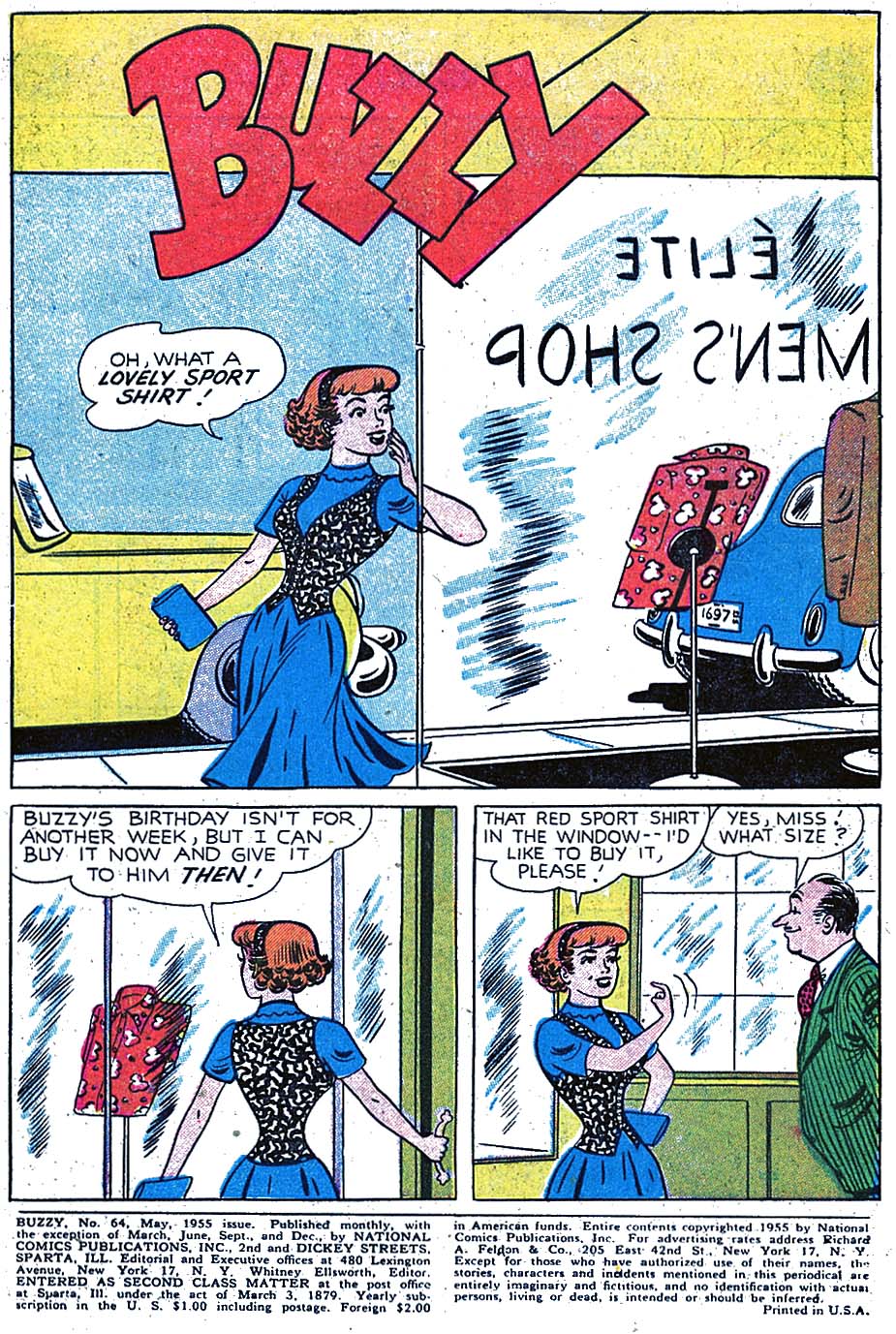 Read online Buzzy comic -  Issue #64 - 3