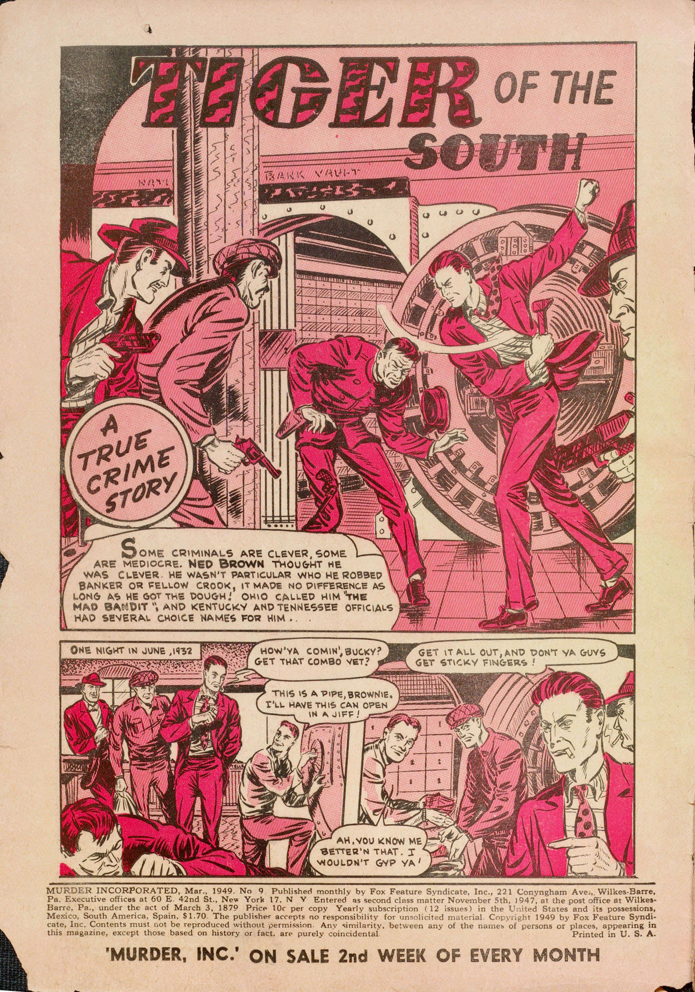 Read online Murder Incorporated (1948) comic -  Issue #9 - 2