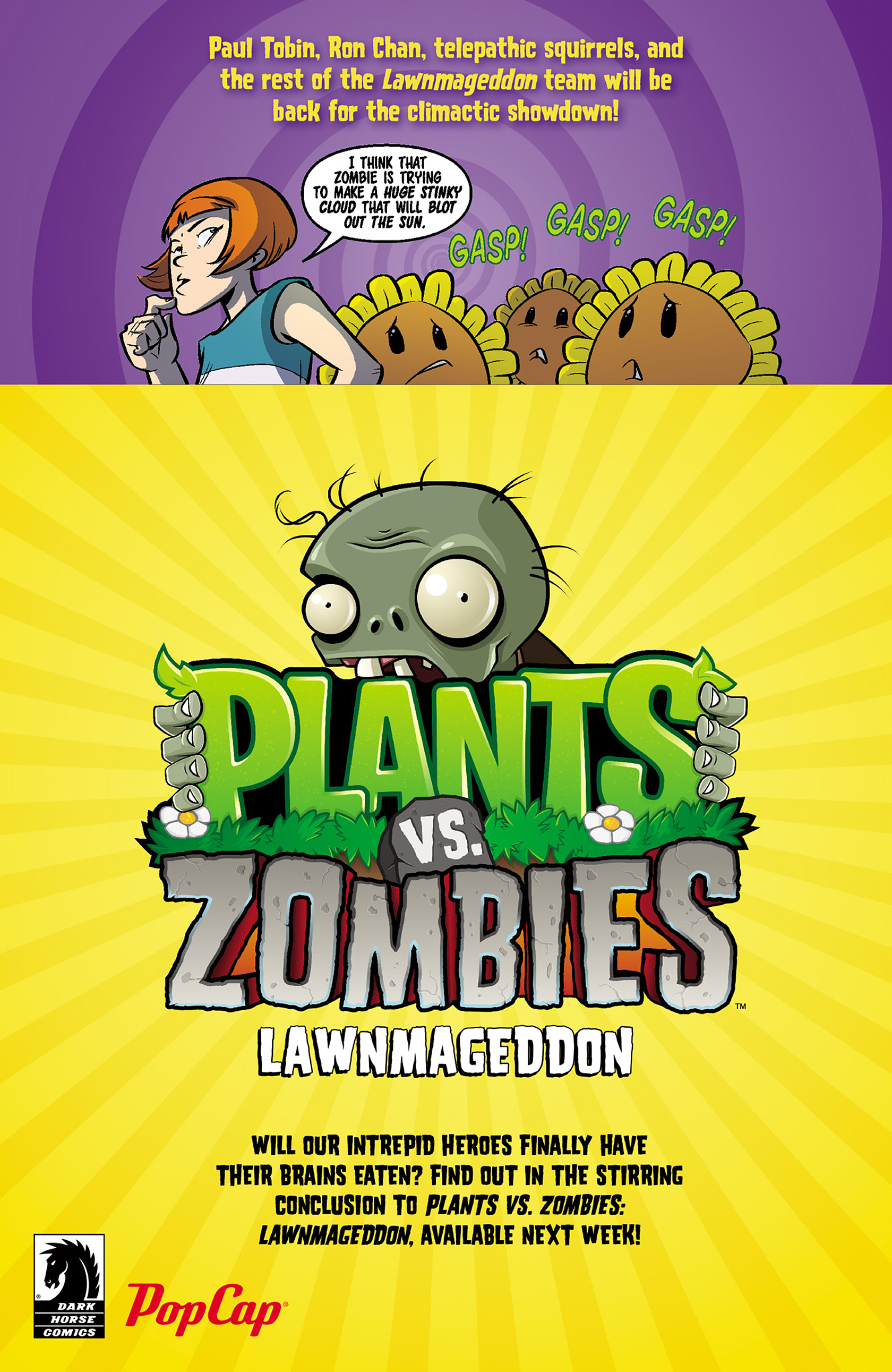 Read online Plants vs. Zombies: Lawnmageddon comic -  Issue #5 - 15
