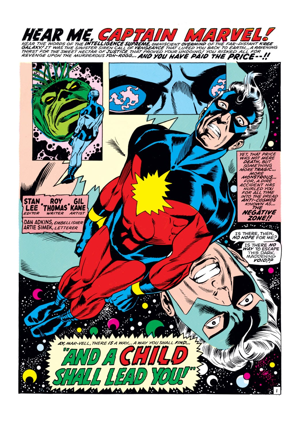 Read online Captain Marvel (1968) comic -  Issue #17 - 2
