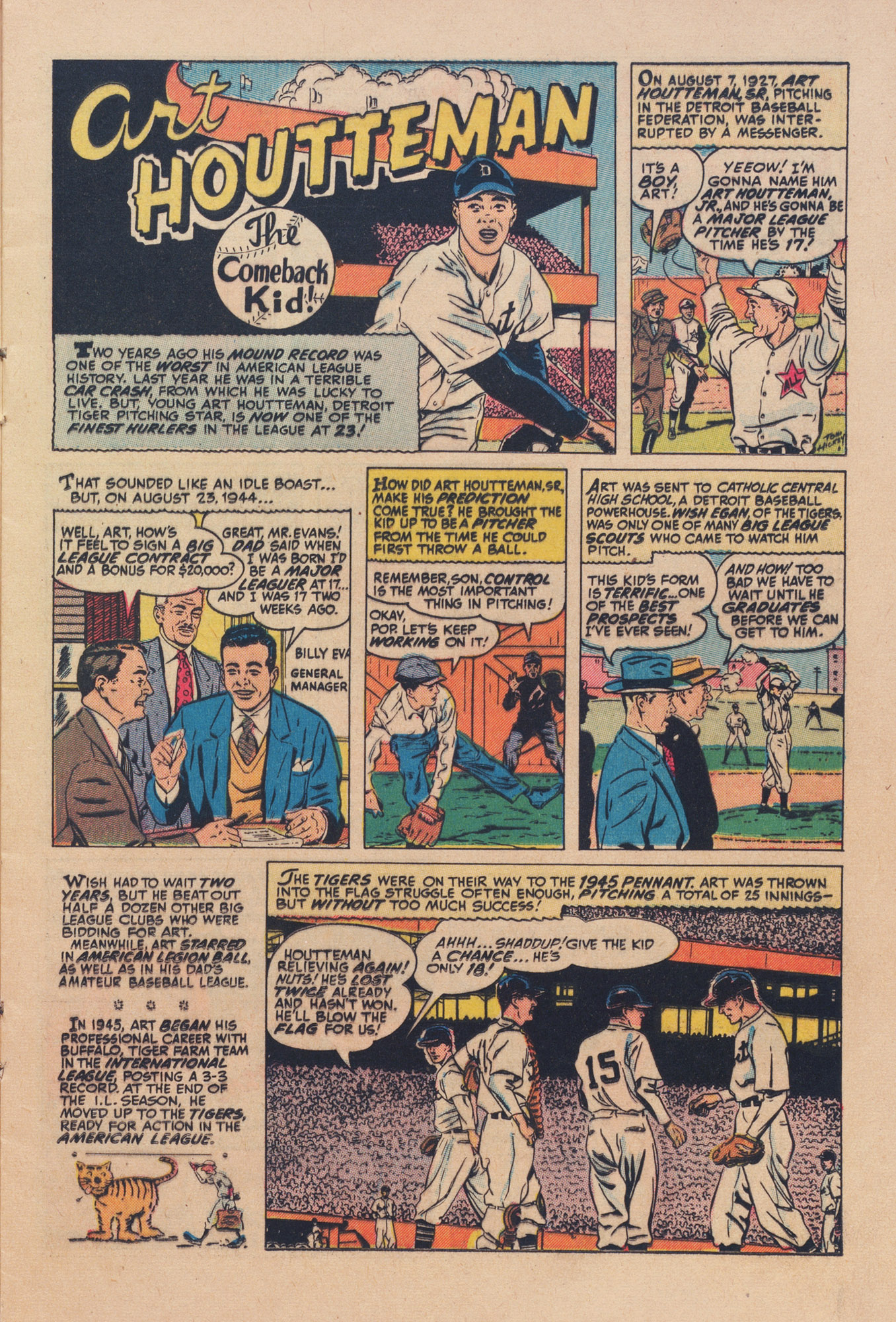 Read online Babe Ruth Sports Comics comic -  Issue #11 - 13
