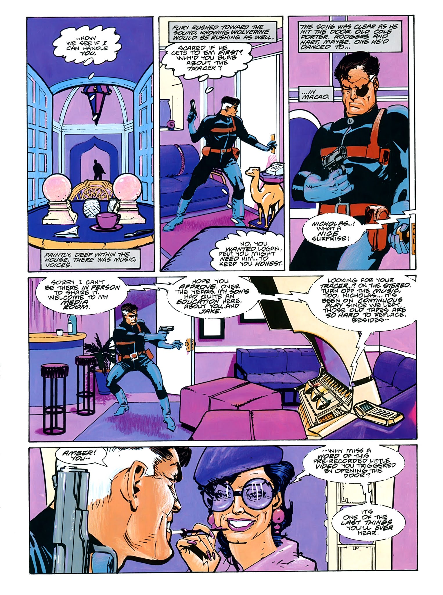 Read online Wolverine, Nick Fury: The Scorpio Connection comic -  Issue # TPB - 48