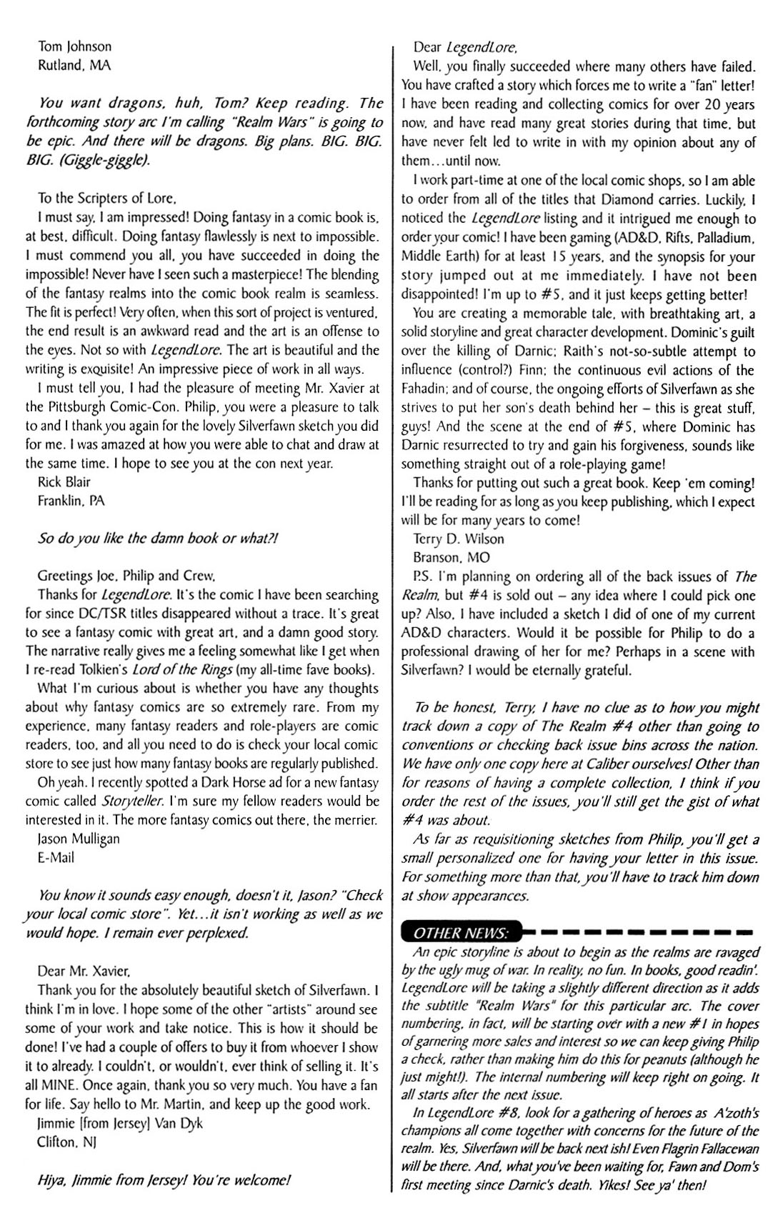 Read online Legendlore comic -  Issue #7 - 31