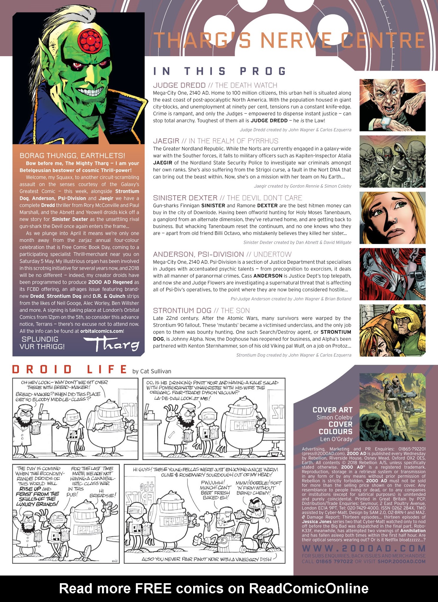 Read online 2000 AD comic -  Issue #2075 - 2