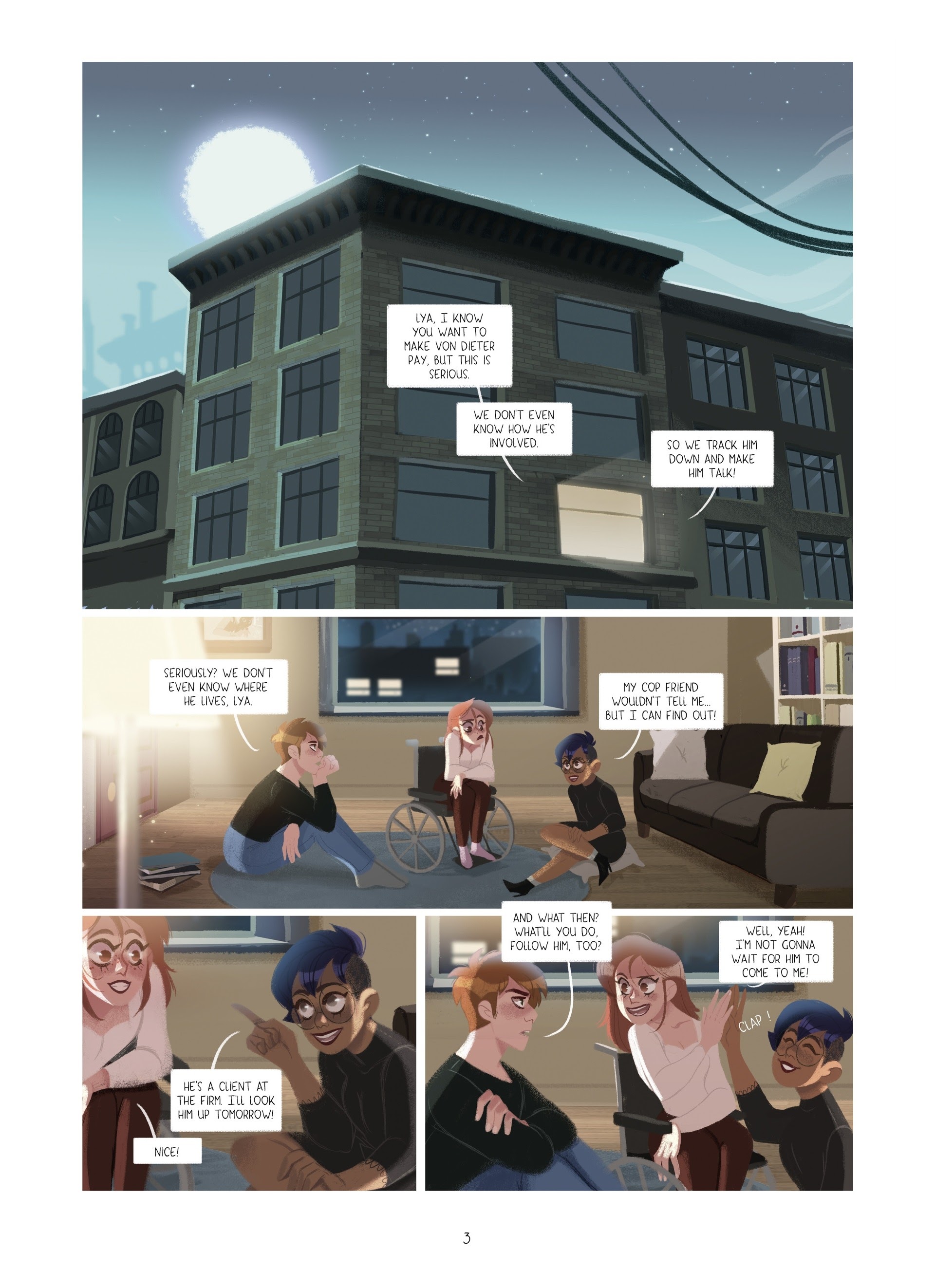 Read online Through Lya's Eyes comic -  Issue #3 - 3