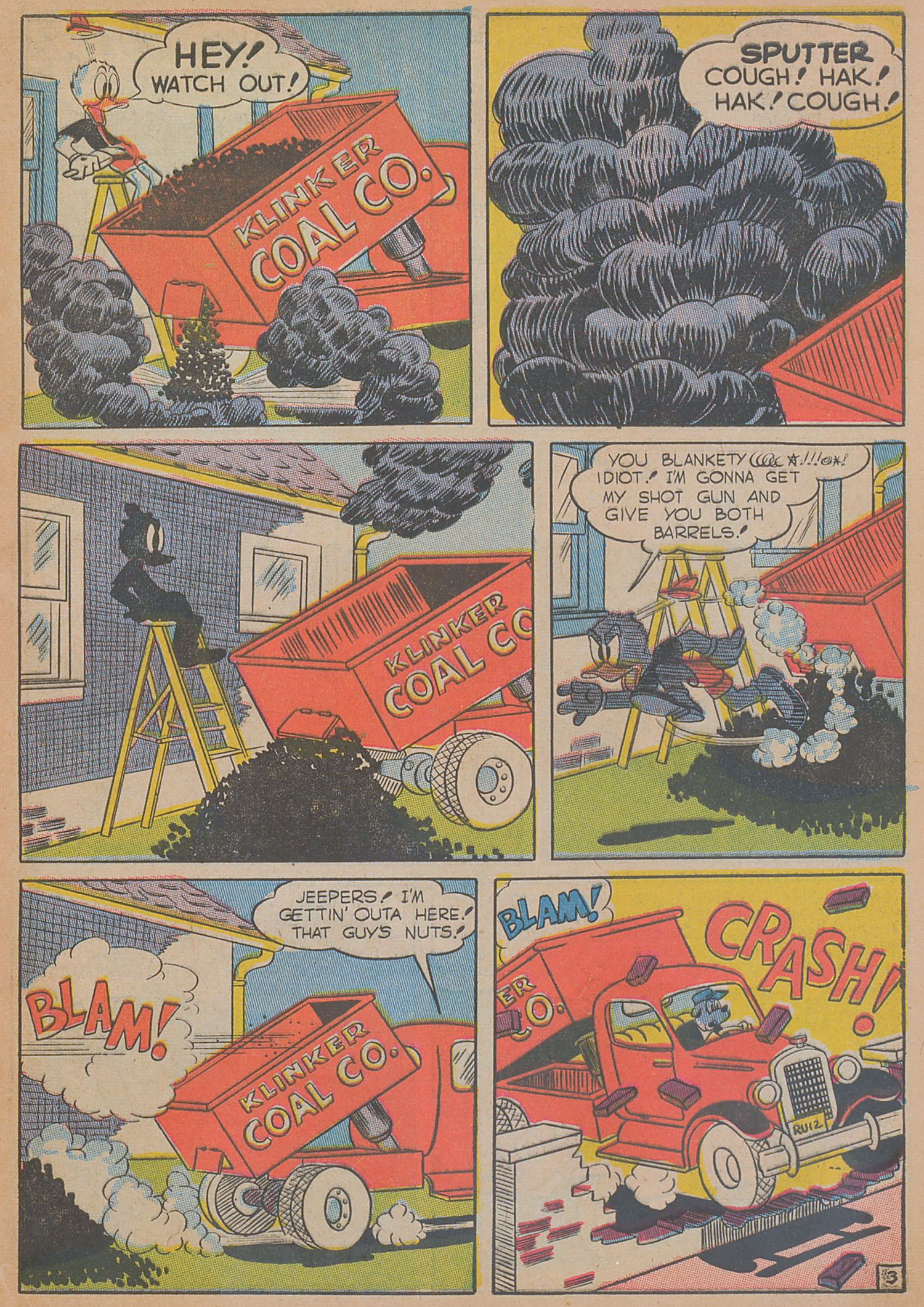 Read online Super Duck Comics comic -  Issue #12 - 13