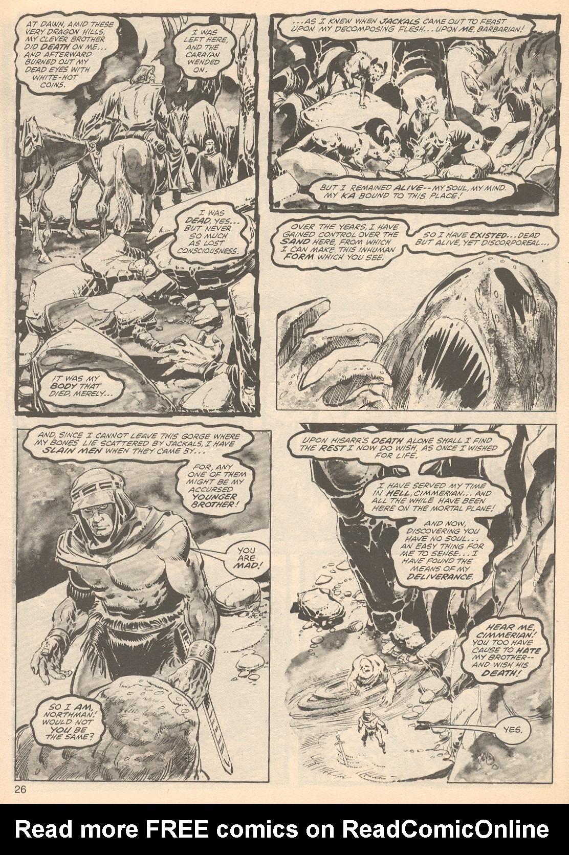Read online The Savage Sword Of Conan comic -  Issue #54 - 26