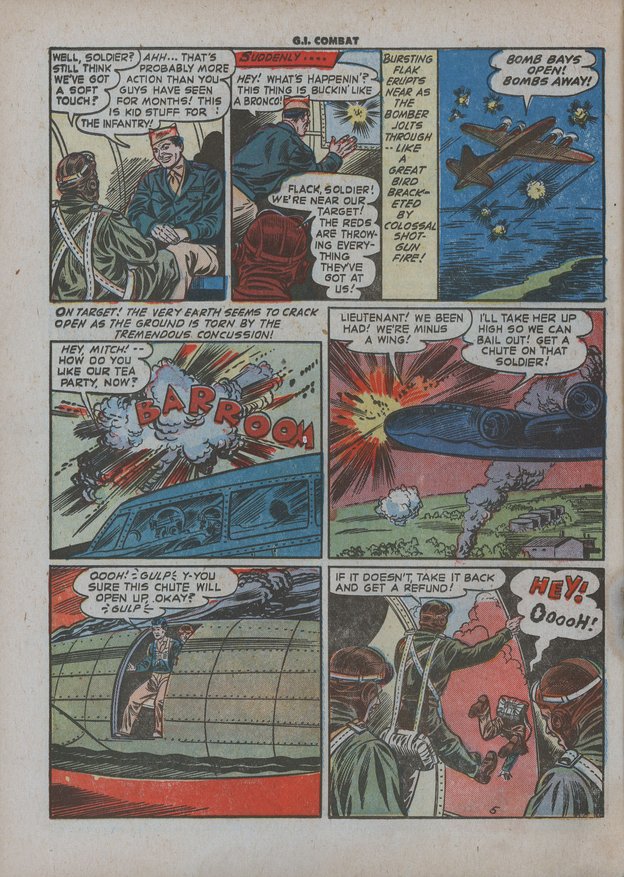 Read online G.I. Combat (1952) comic -  Issue #5 - 16