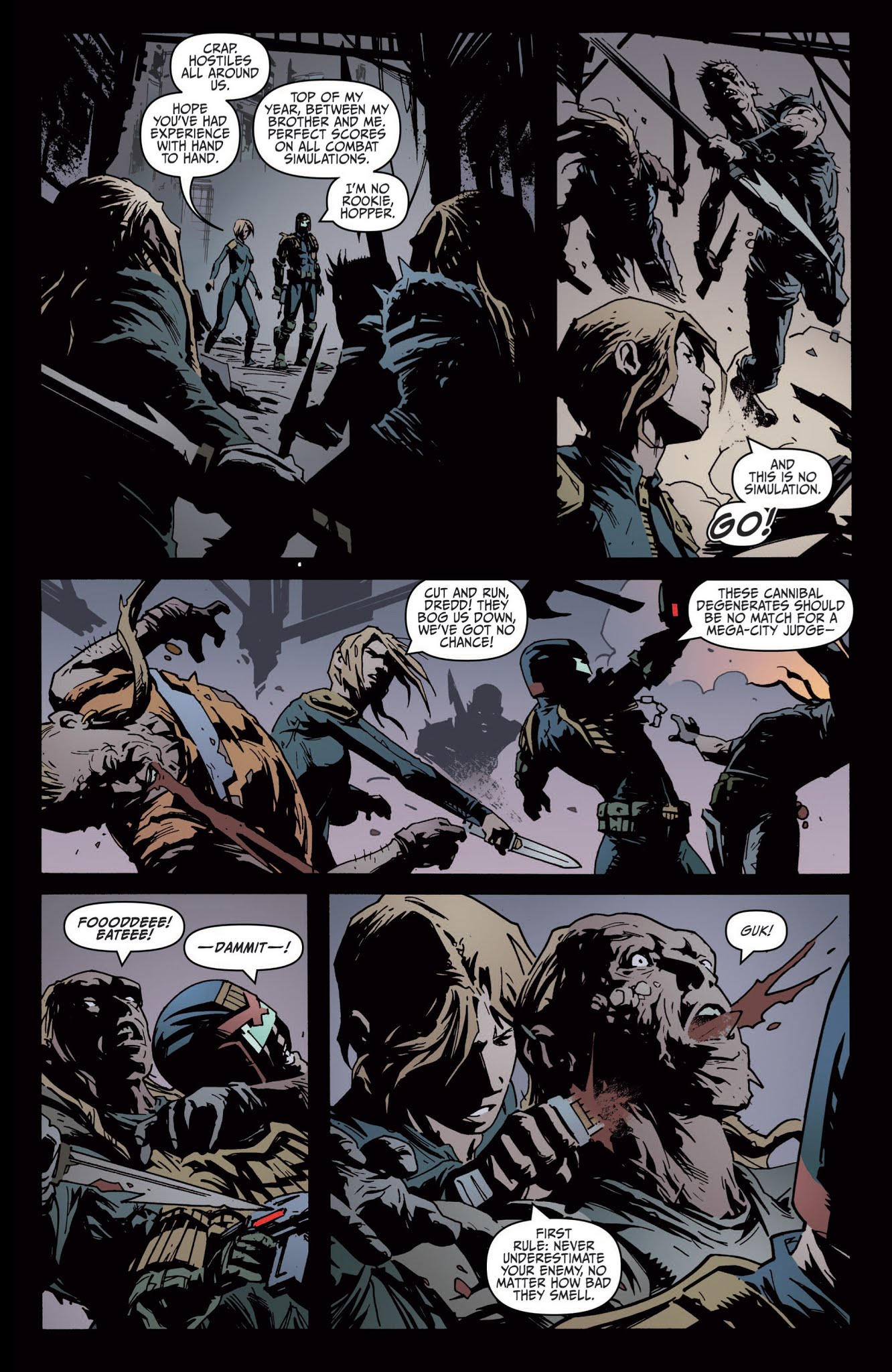 Read online Judge Dredd: Year One comic -  Issue #3 - 20