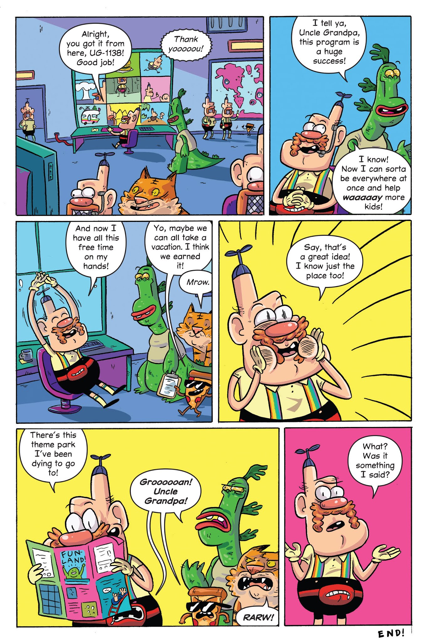 Read online Uncle Grandpa in Uncle Grandpaland comic -  Issue # TPB - 140