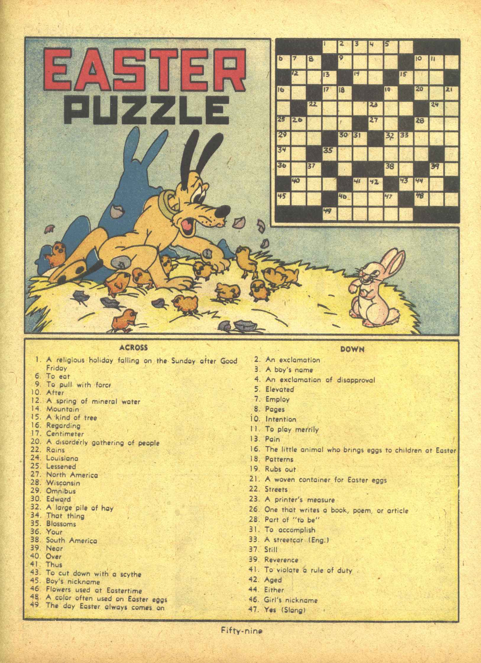 Read online Walt Disney's Comics and Stories comic -  Issue #19 - 61